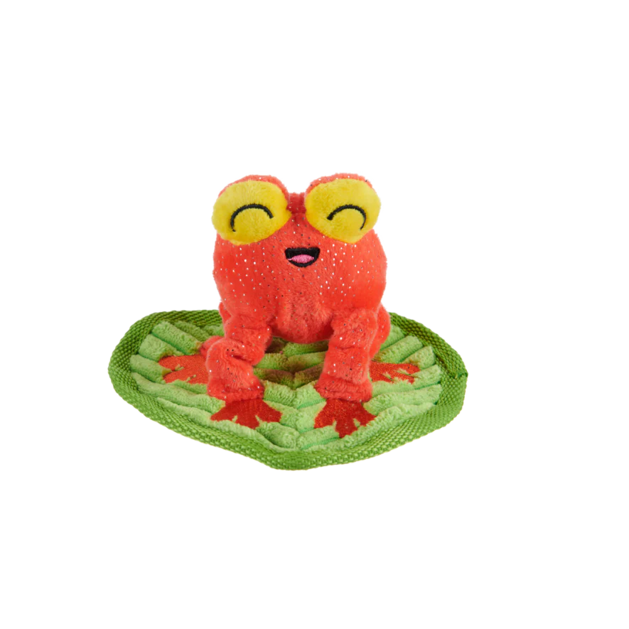 Tiana Tomato Frog Plush Tug Dog Toy
