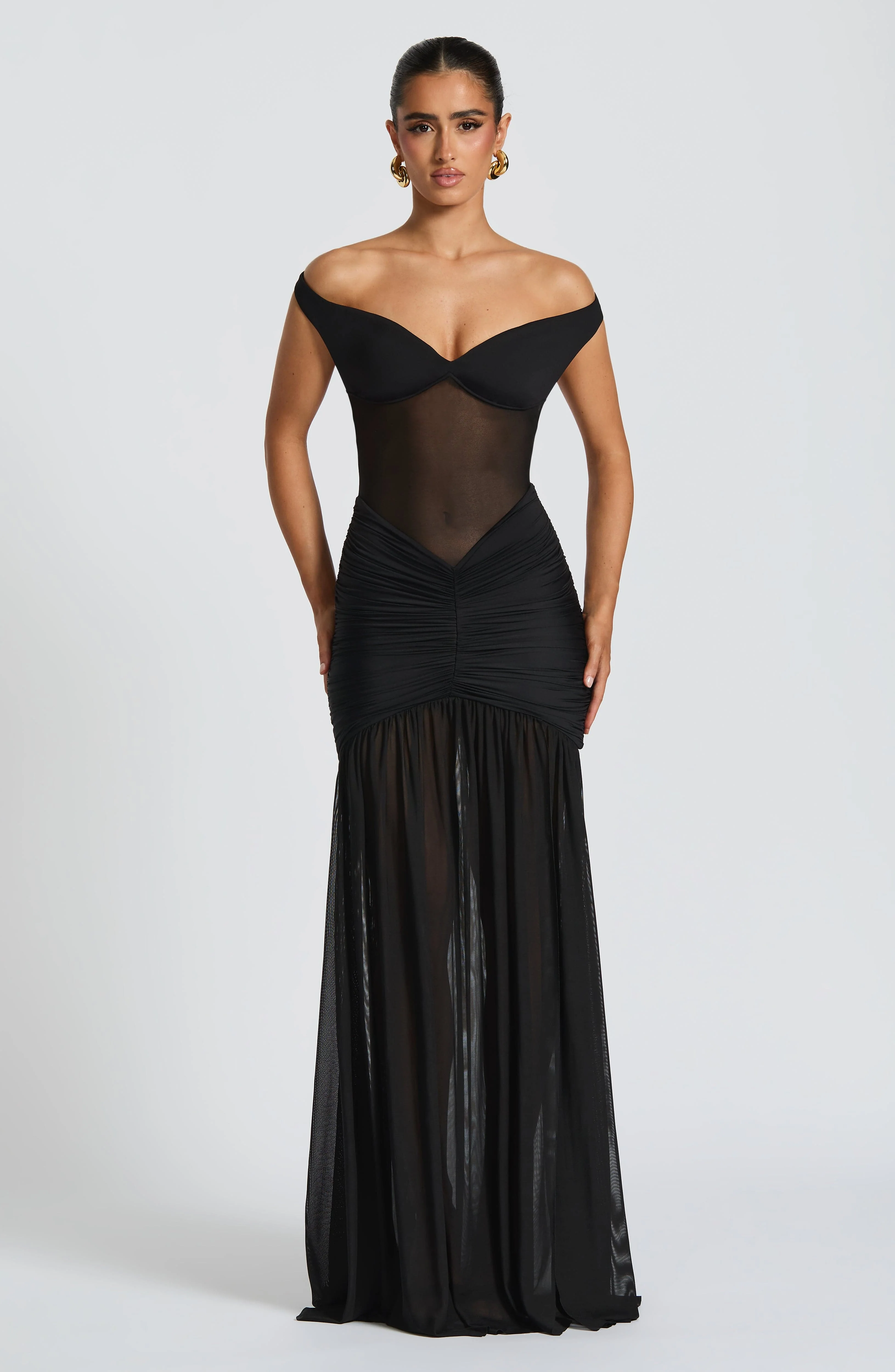 Alaia Maxi Dress - Black