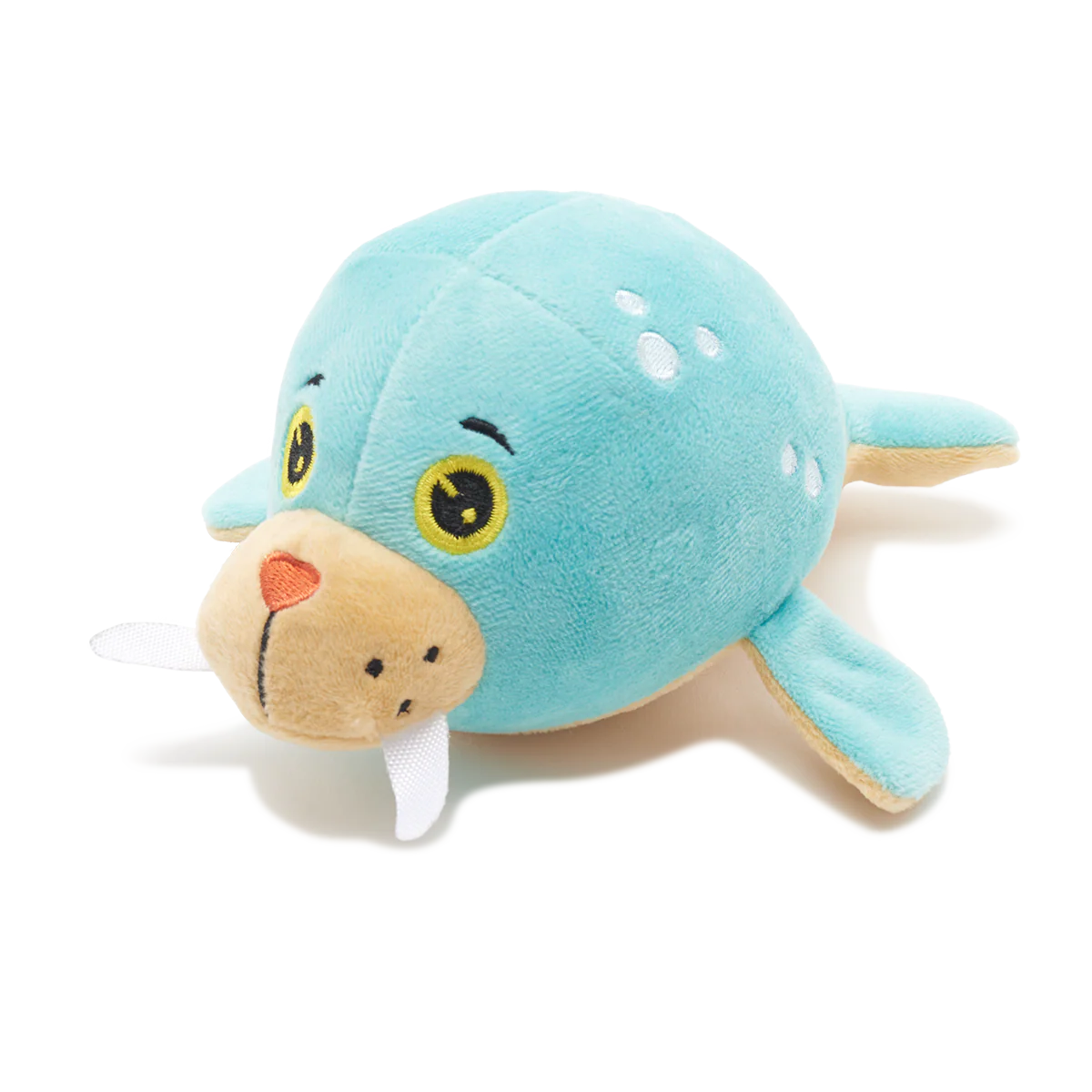 Blue Walrus Plush Tug + Fetch Dog Toy