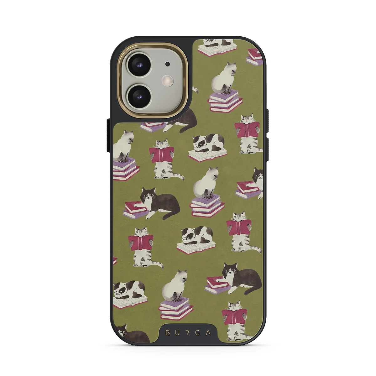Curious Cat - iPhone 12 ケース