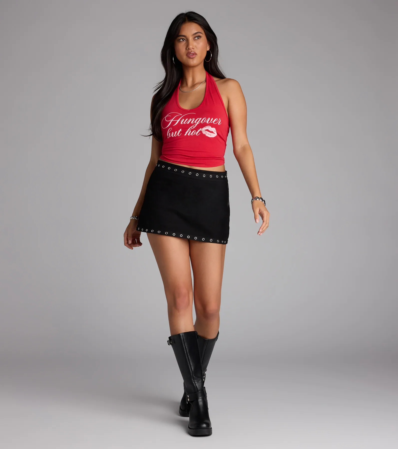 Too Hot to Handle Bodycon Denim Mini Skirt