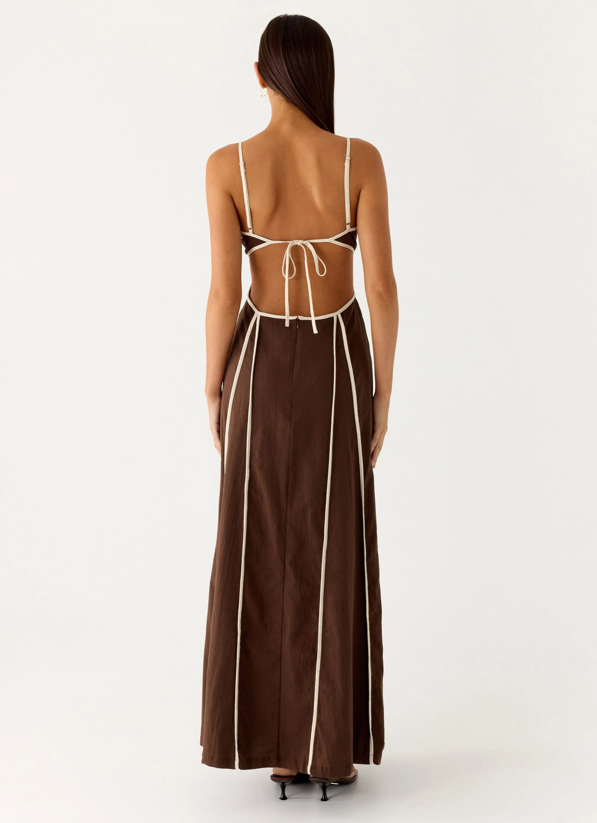 Kerli Maxi Dress - Cool Chocolate