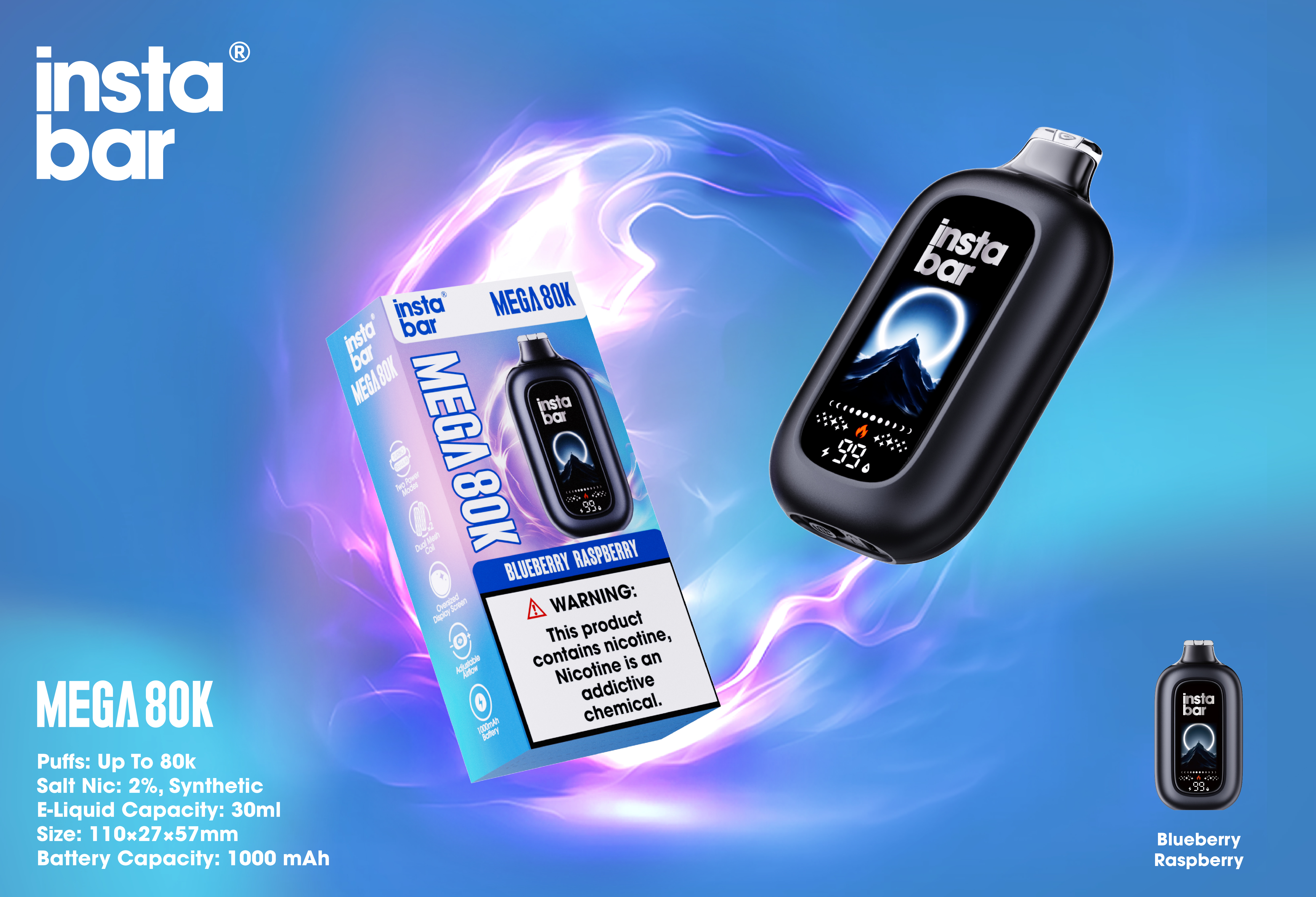 Instabar Mega 80K - mogicvape.pl