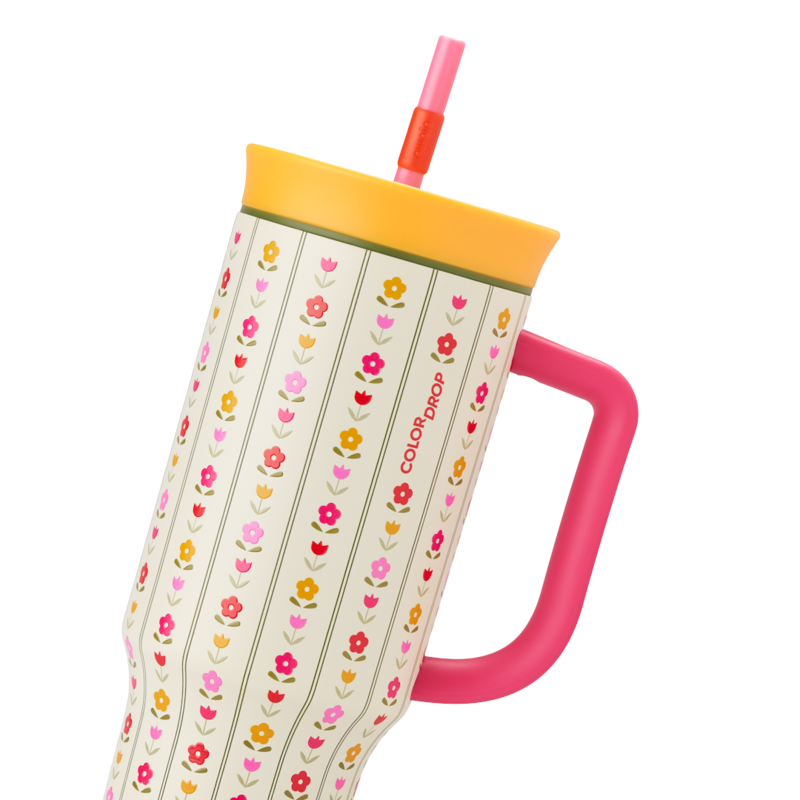 Owala 40Oz Tumbler  Flower Crown