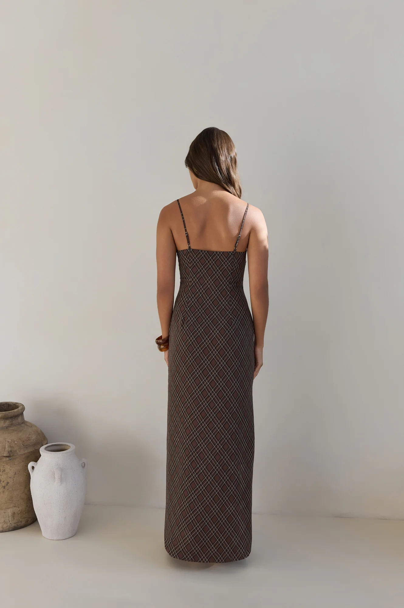 Riviera Nights Maxi Dress Chocolate