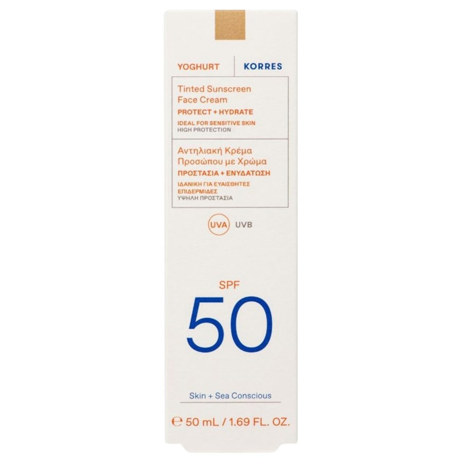 Korres Kosmetyki do opalania Jogurtowy krem przeciwsłoneczny do twarzy SPF50