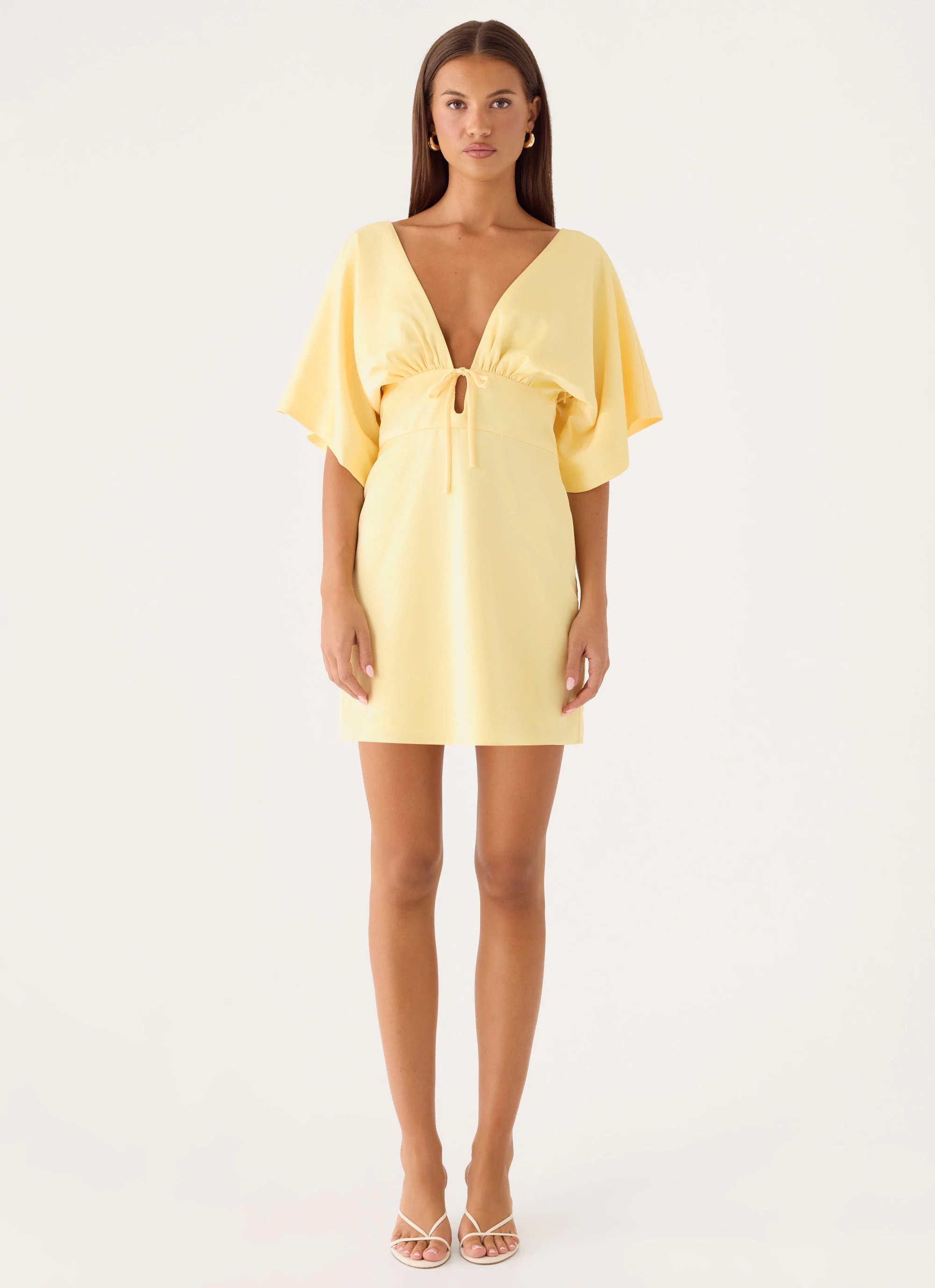 Love On You Mini Dress - Baby Yellow - luluinthesky