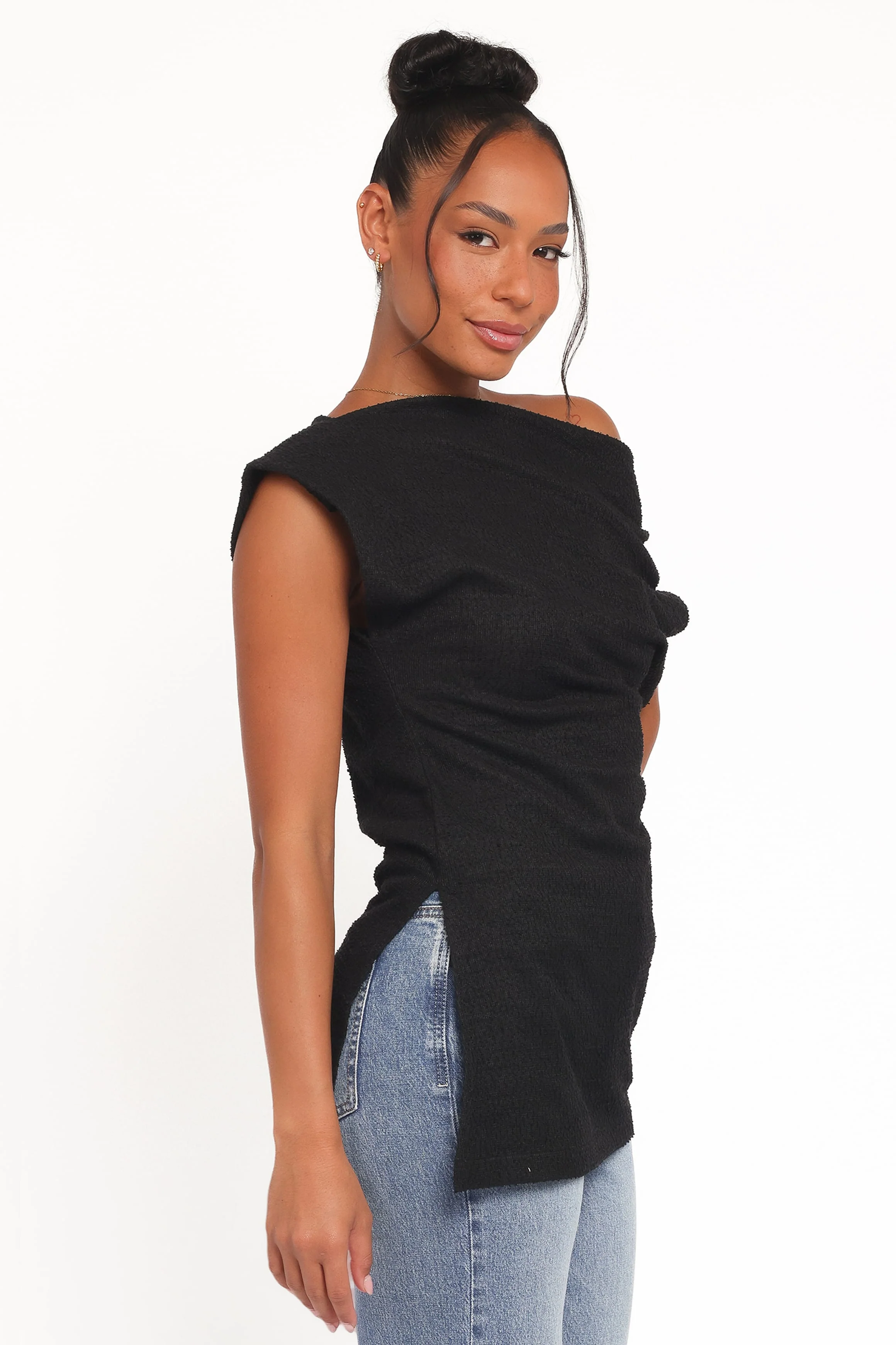 Selma Knit Top - Black