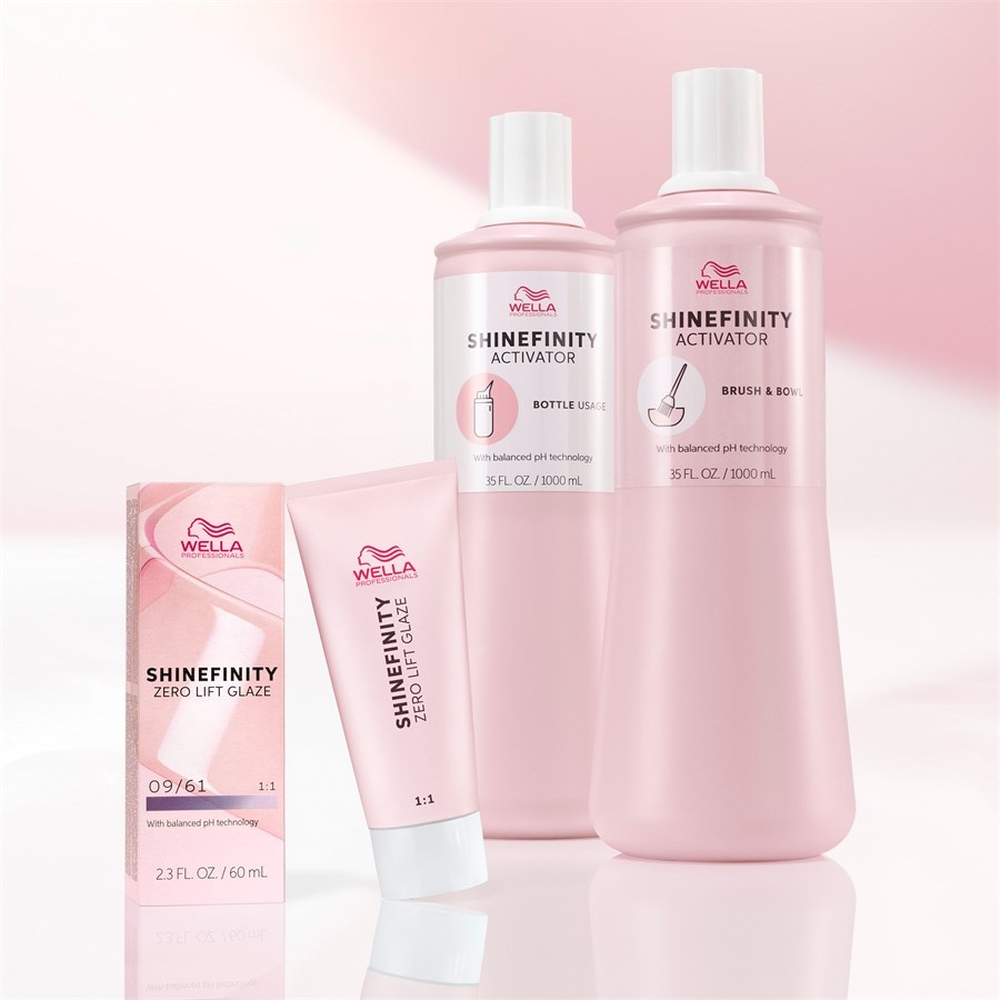 Wella Shinefinity Zero Lift Glaze z technologią zrównoważonego pH