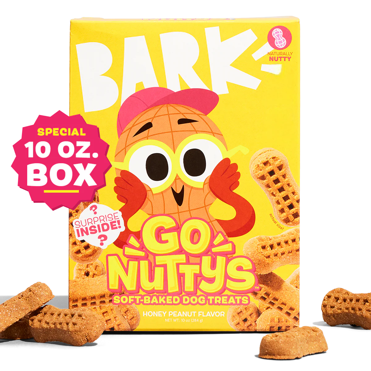 Go Nutty'S™ Peanut Soft & Chewy Dog Treats, 10 Oz