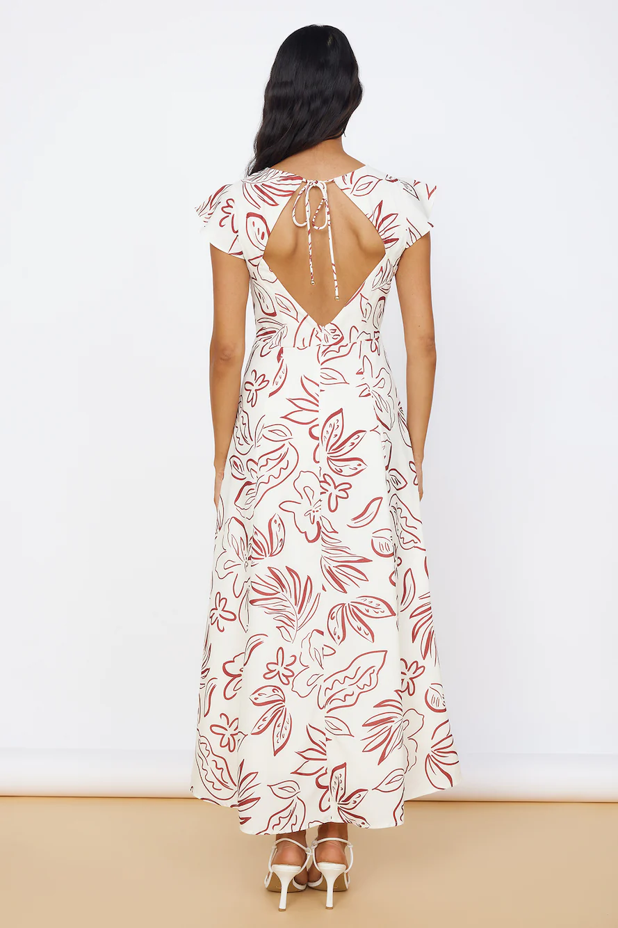 Star of Destiny Maxi Dress White