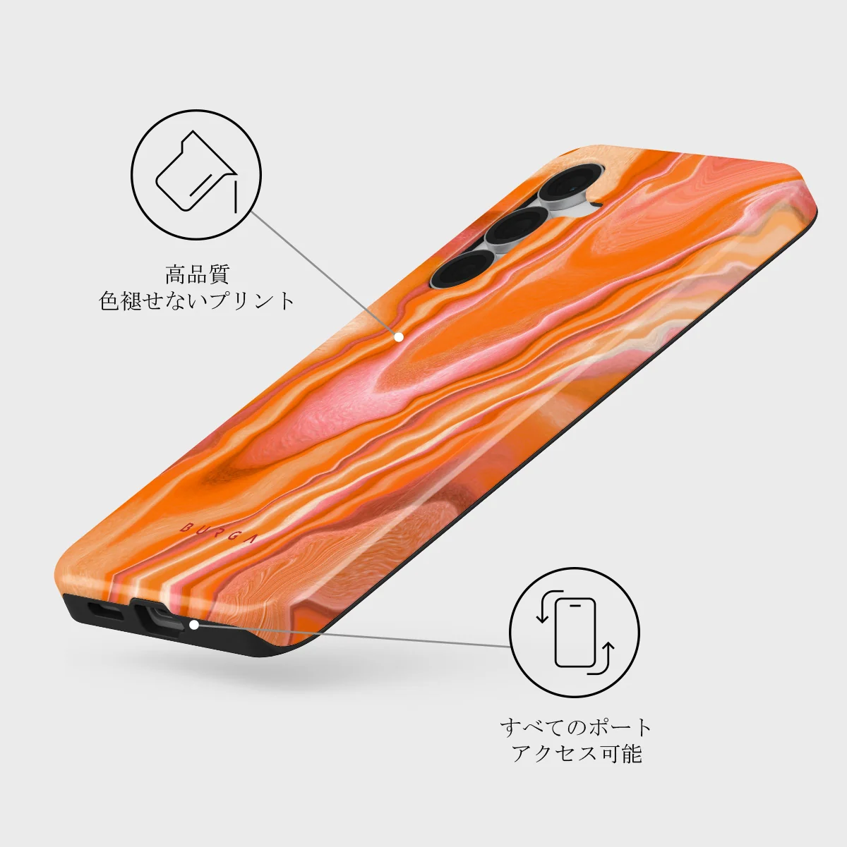 Retro Glow - Samsung Galaxy S25 FE ケース