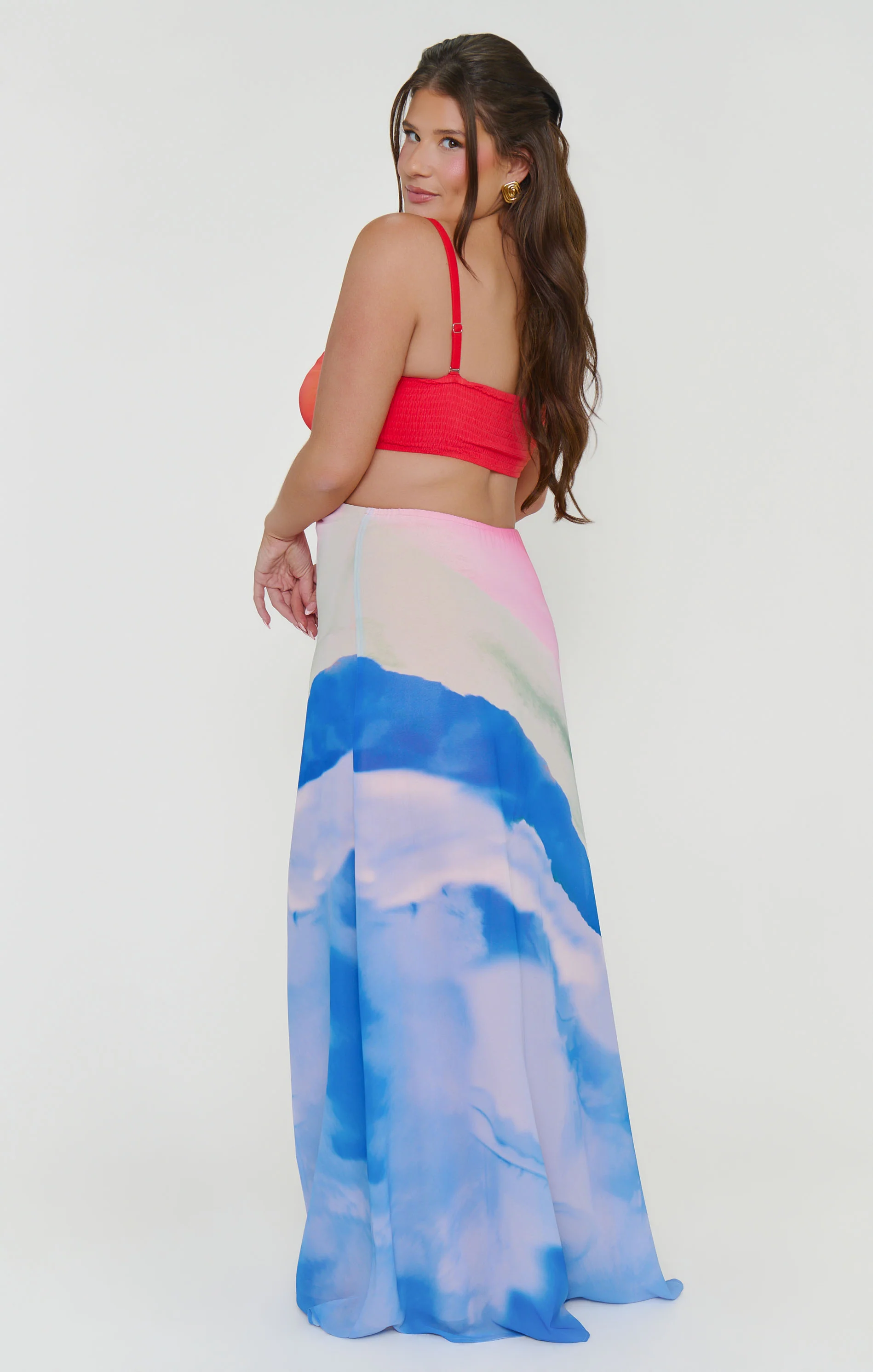 Niki Maxi Dress ~ Sunset