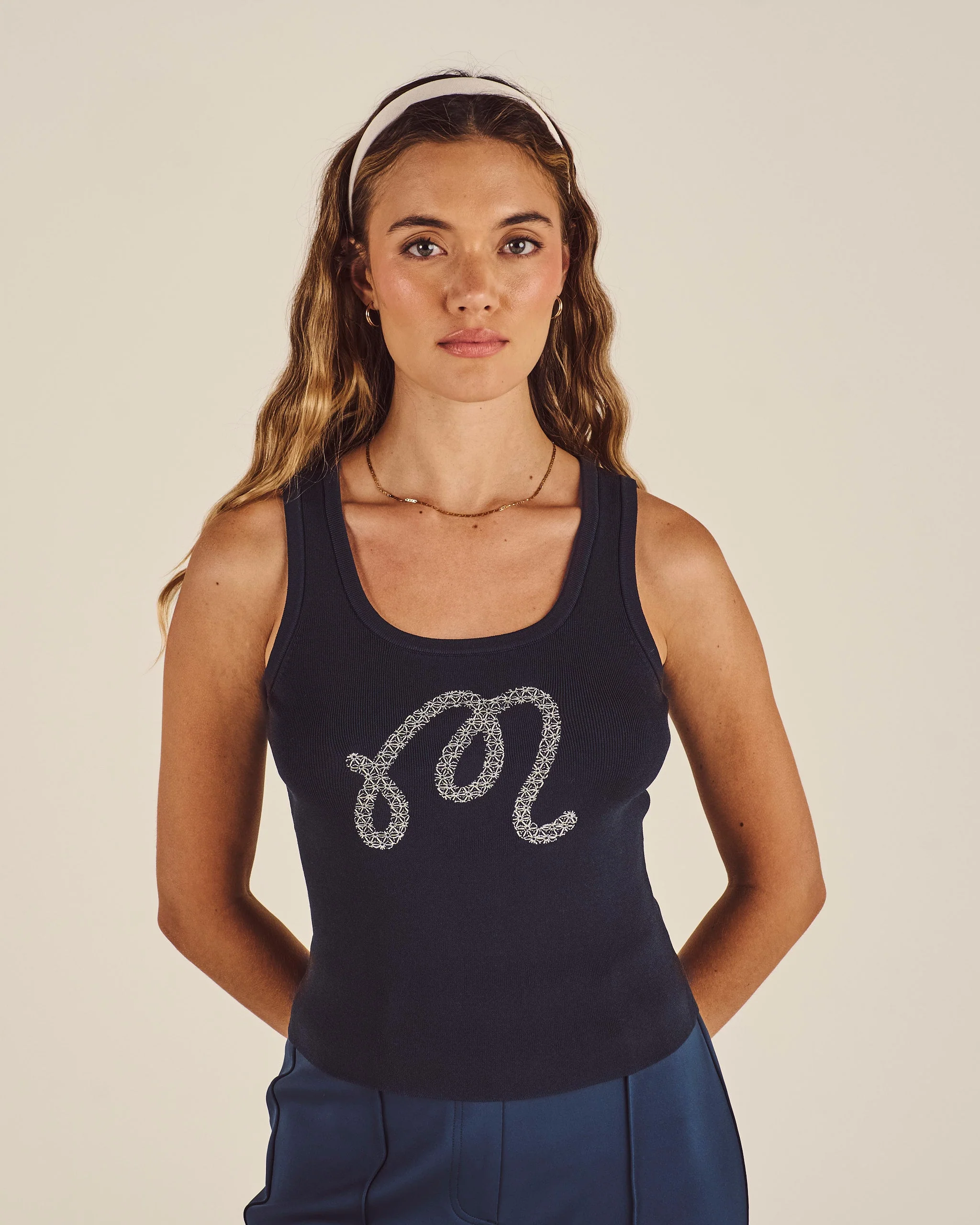 Abella Sashiko Tank