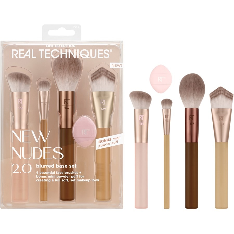 Real Techniques Brush Sets New Nudes 2.0 Blurred Base Set