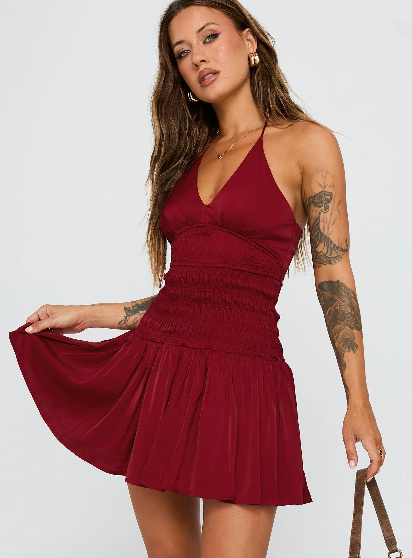 Mariachi Mini Dress Red