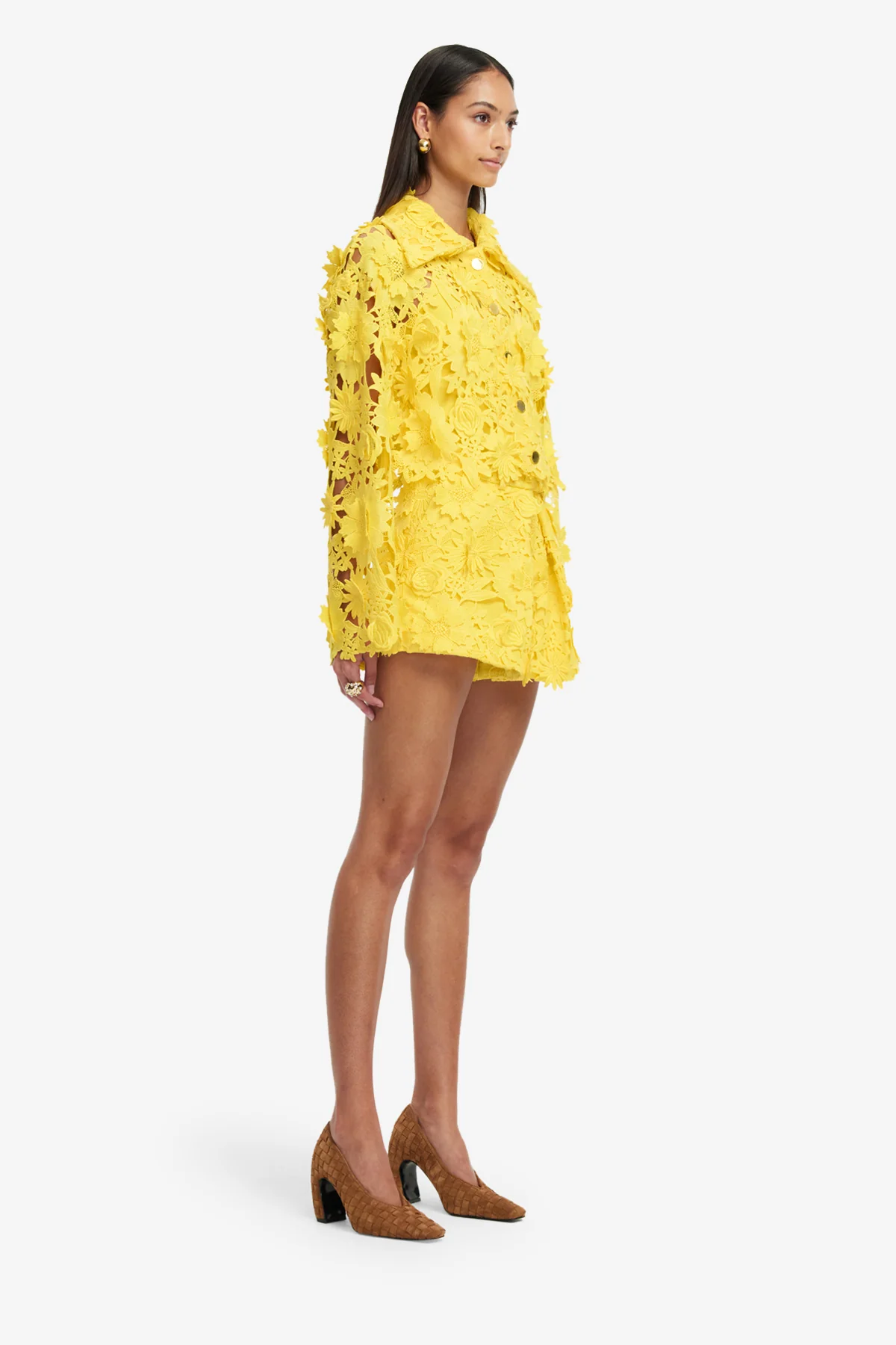 Robyn Lace Shirt - Sunshine