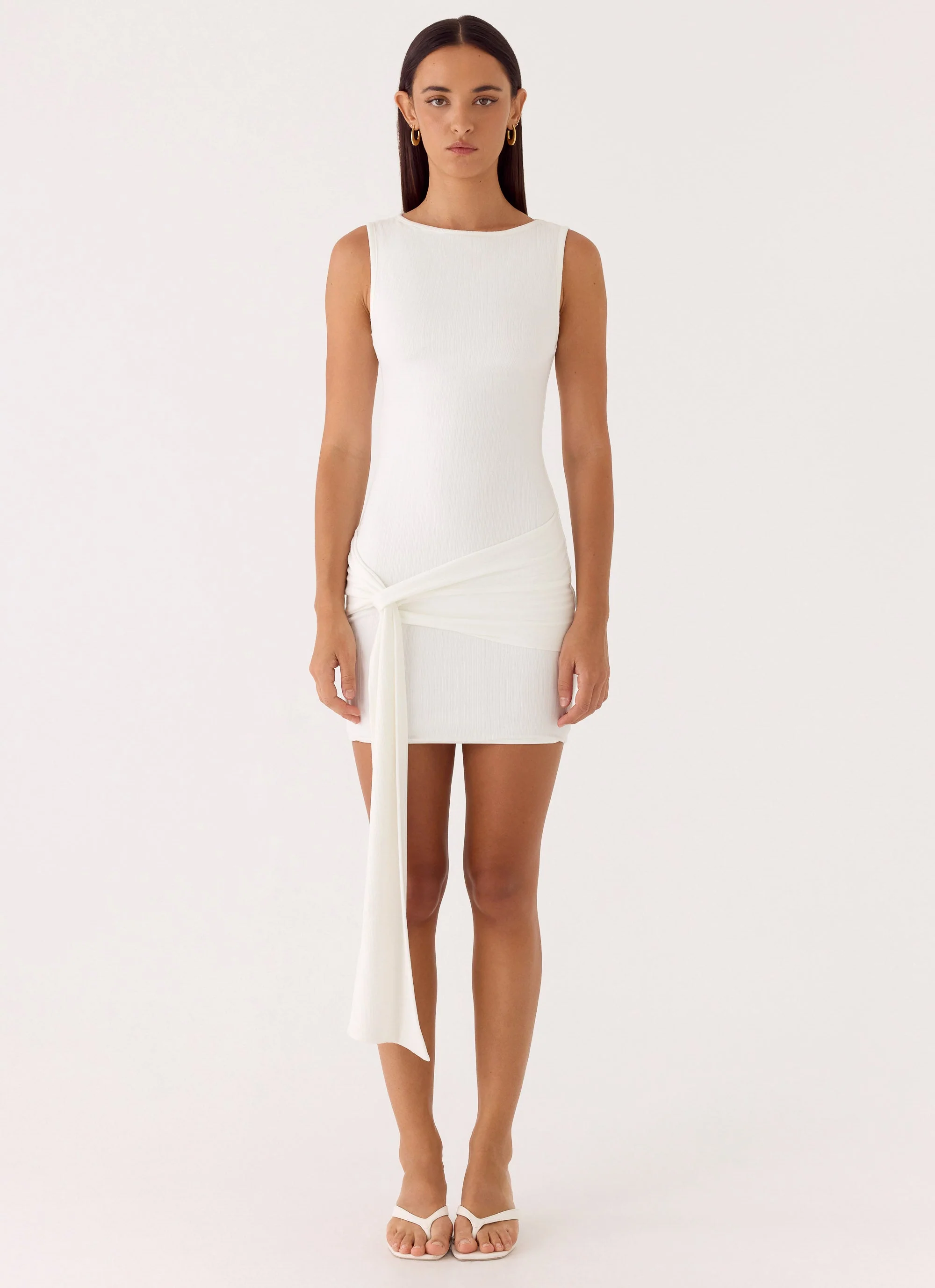 Everly Mini Dress - White