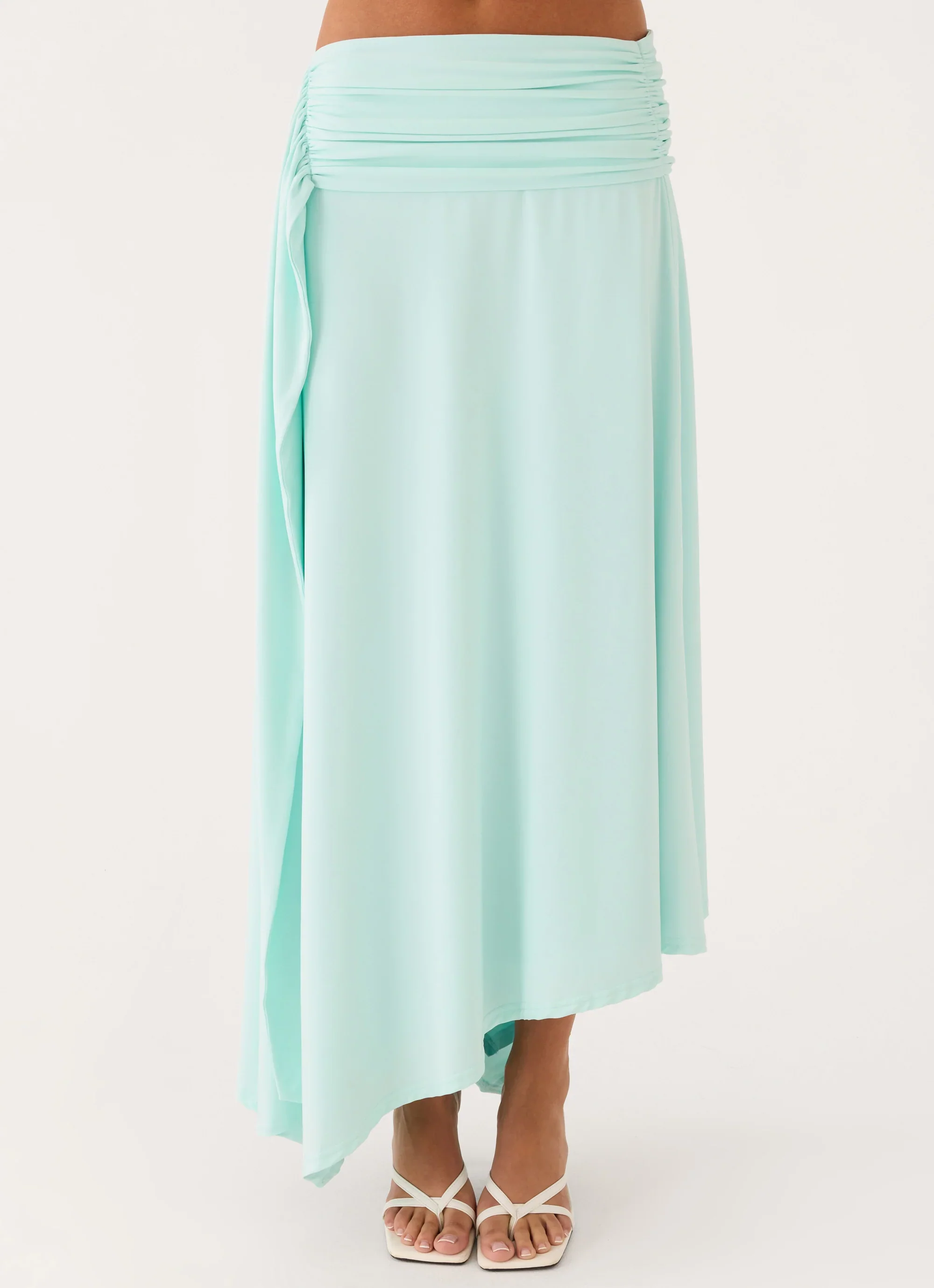Briege Maxi Skirt - Aqua