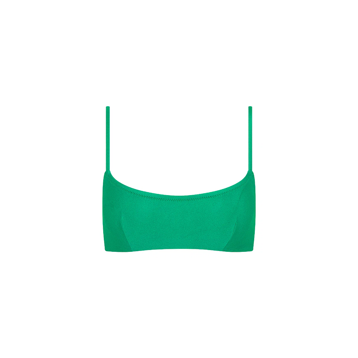 Invisible Underwire Crop Bikini Top - Island Lush
