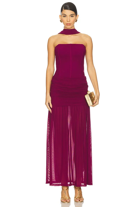 Lillie Corset Maxi Dress