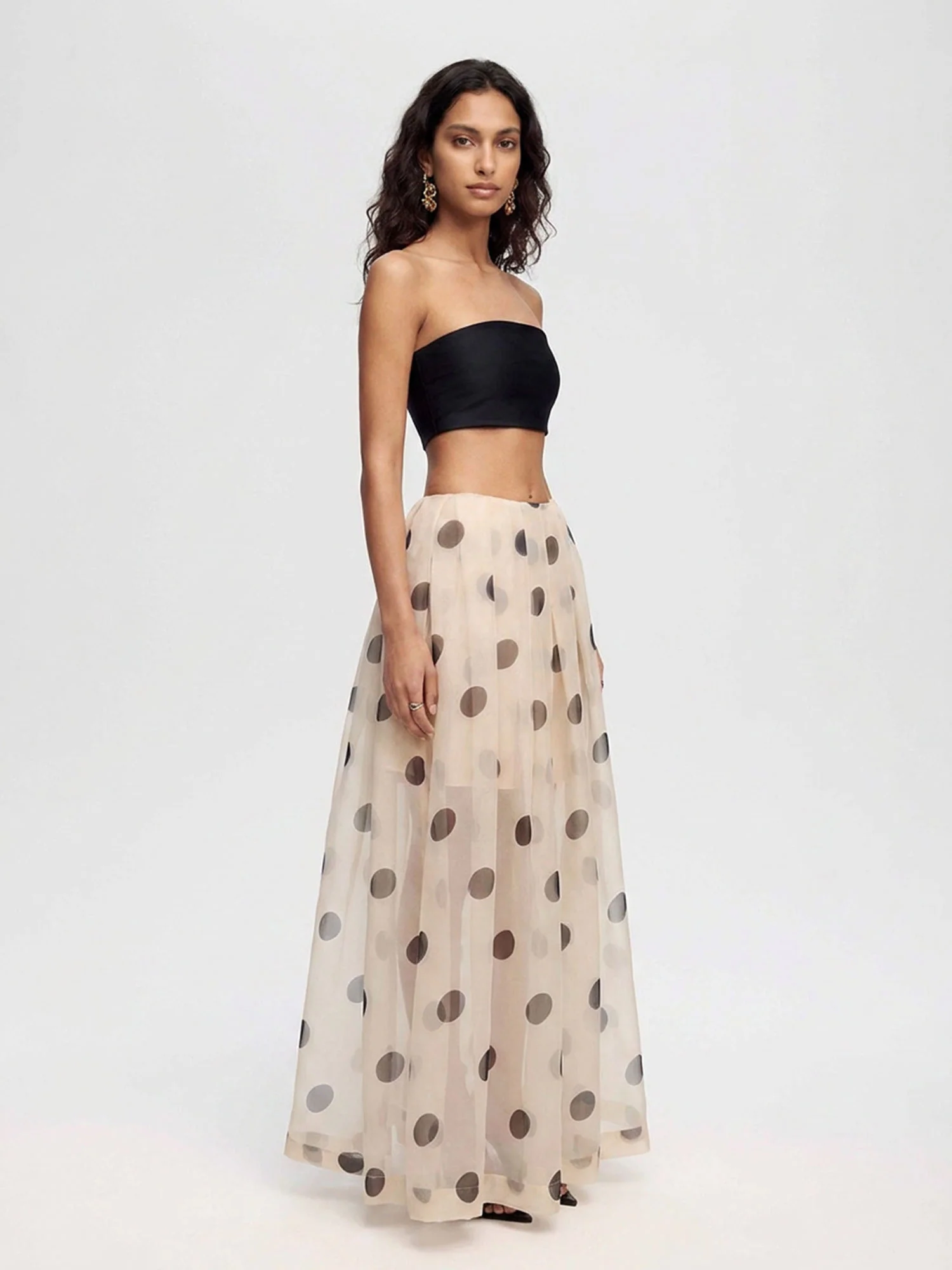 Polka Dot Tube Top Set