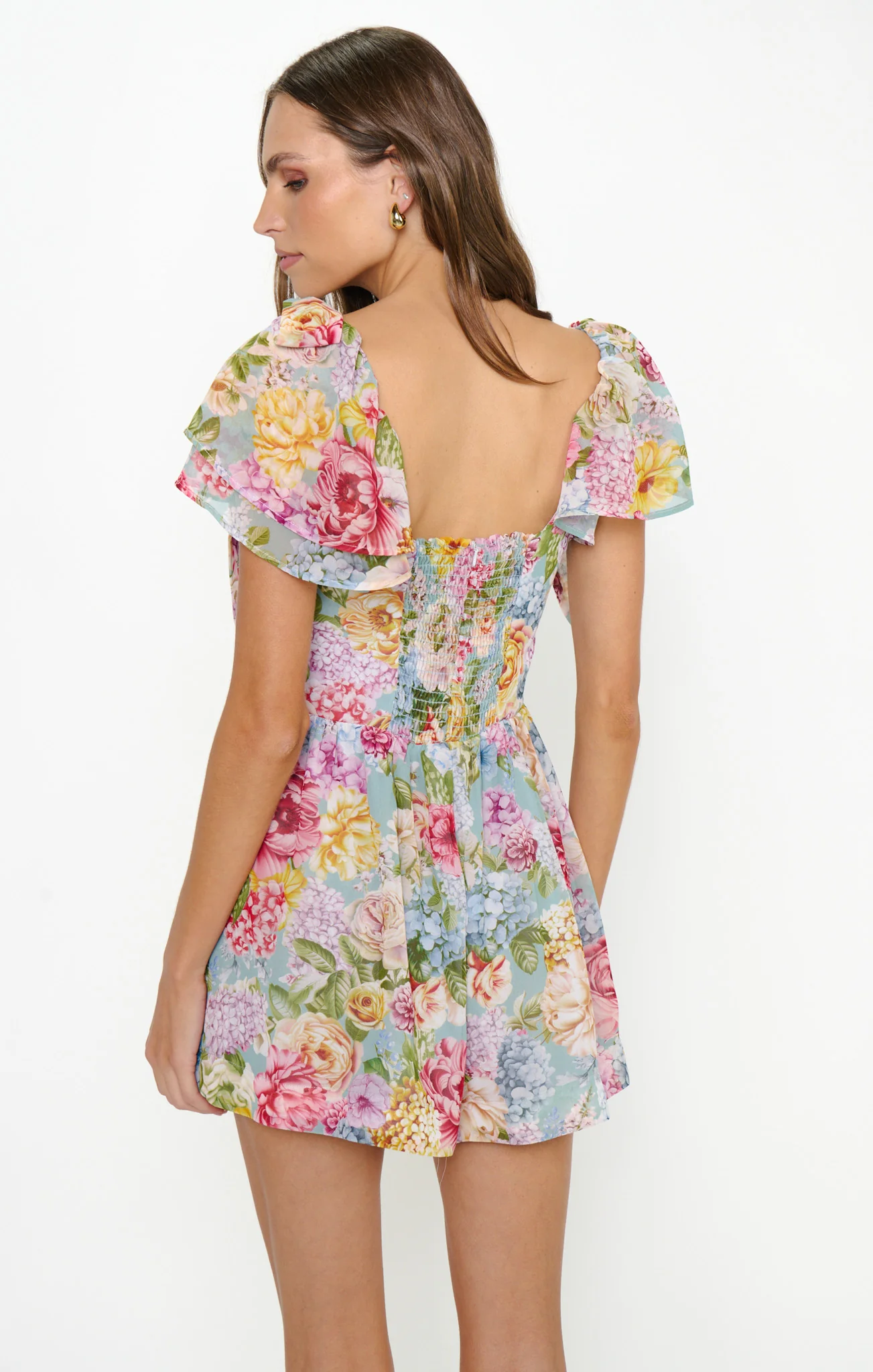 Mandy Mini Dress ~ English Garden