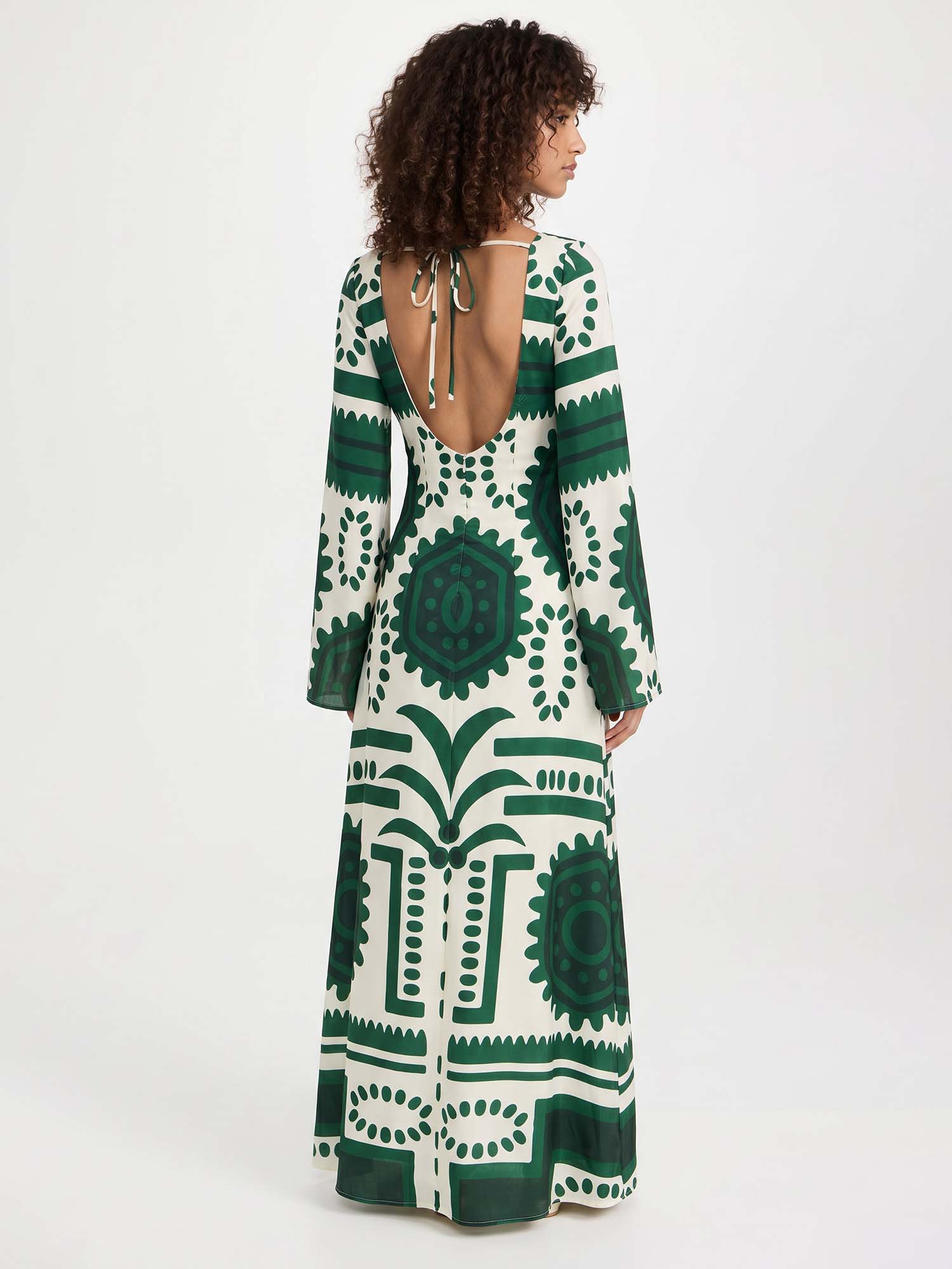 Tribal Forest Maxi Dress