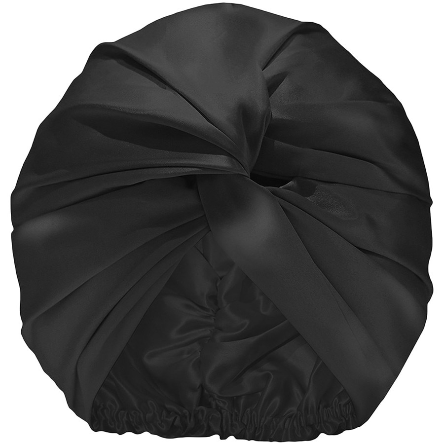 slip Hair Care Jedwabny turban do włosów czarny