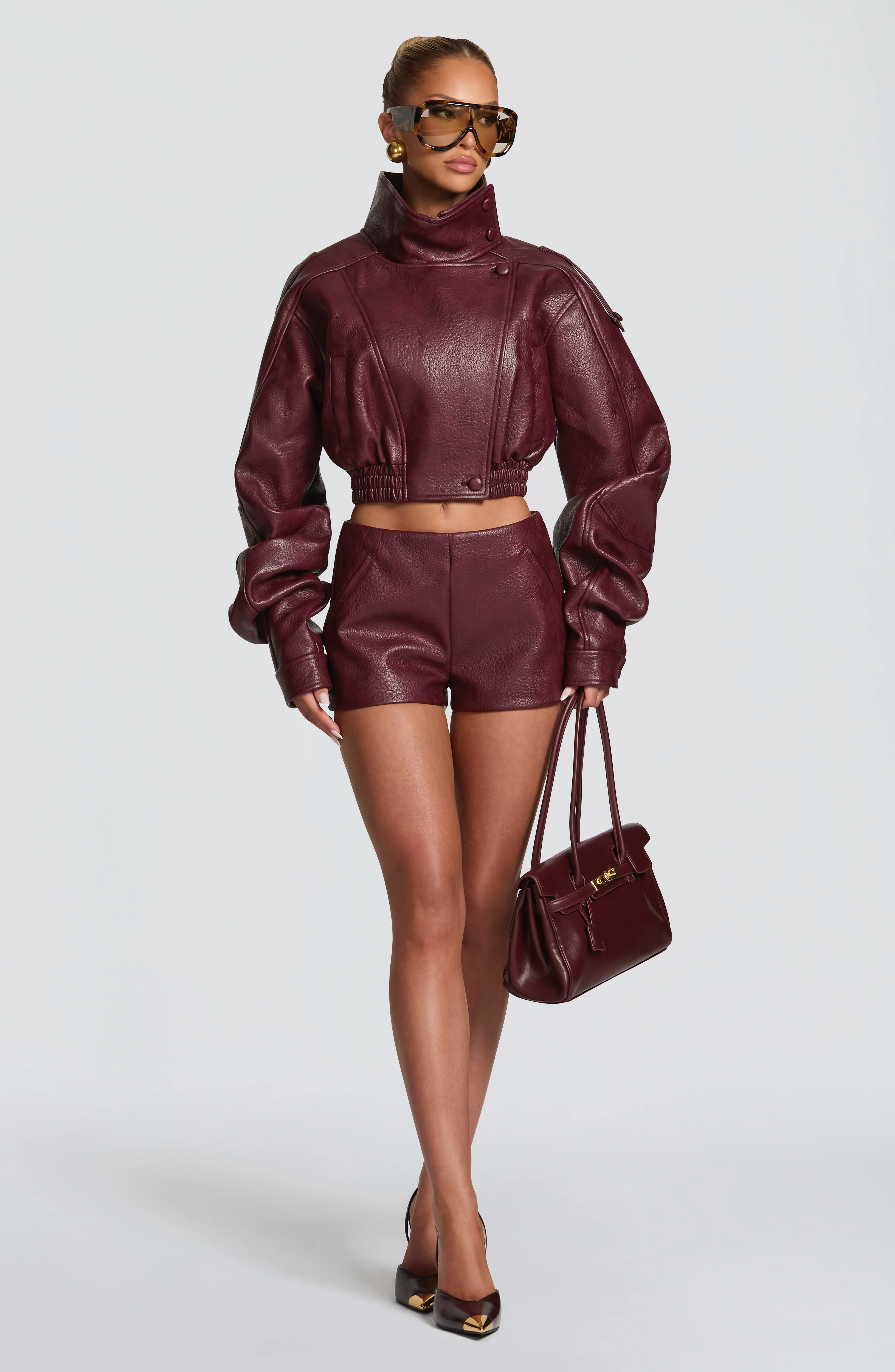 Bailey Jacket - Cherry Lacquer