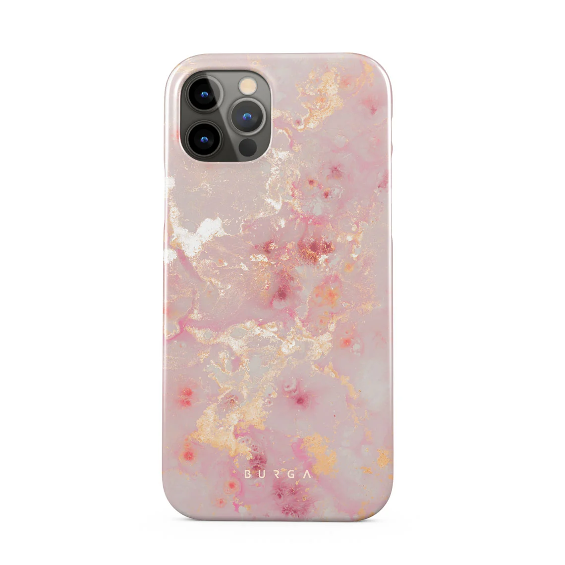 Golden Coral - Pink iPhone 12 Pro ケース