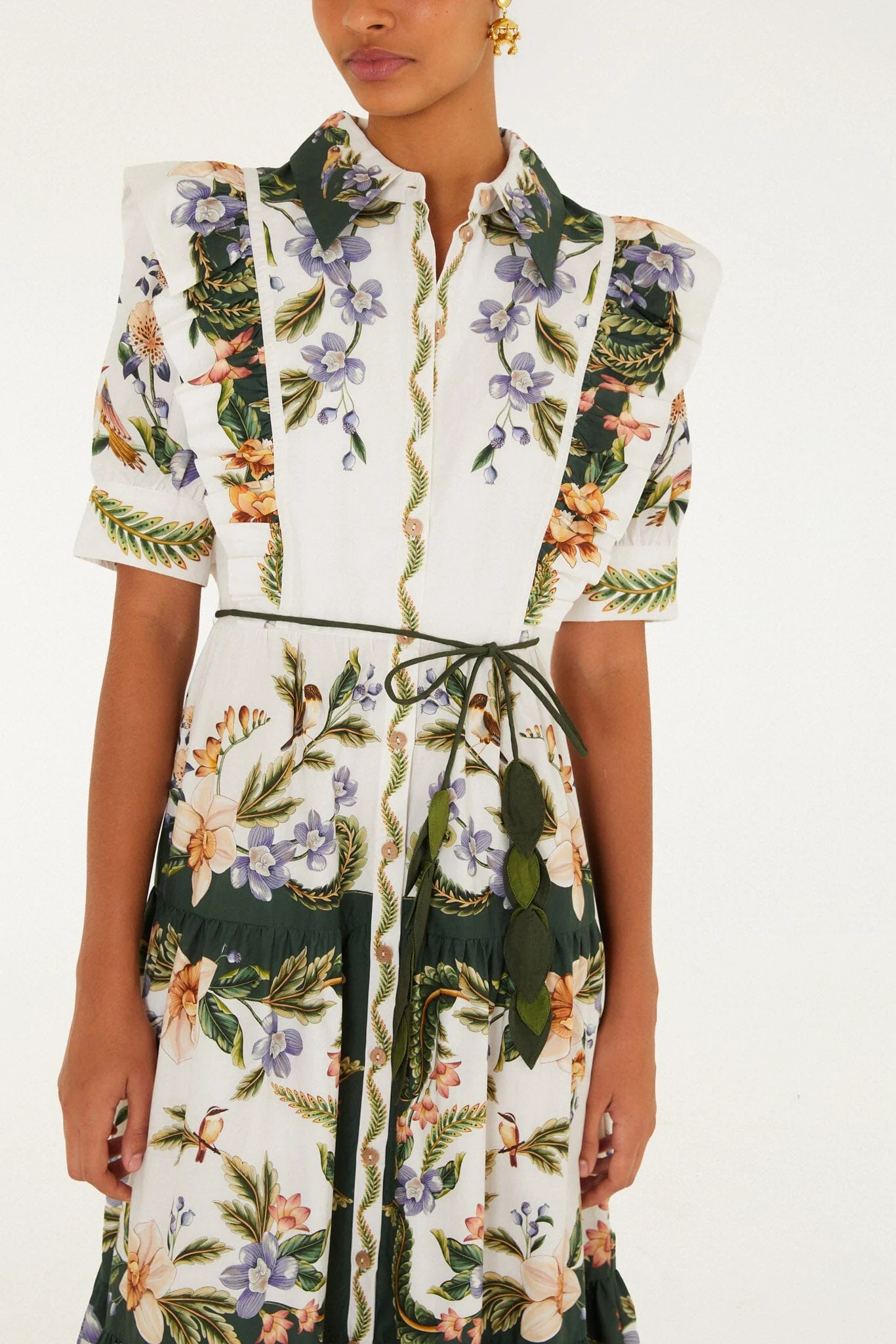 Sand Nature Short Sleeve Maxi Dress