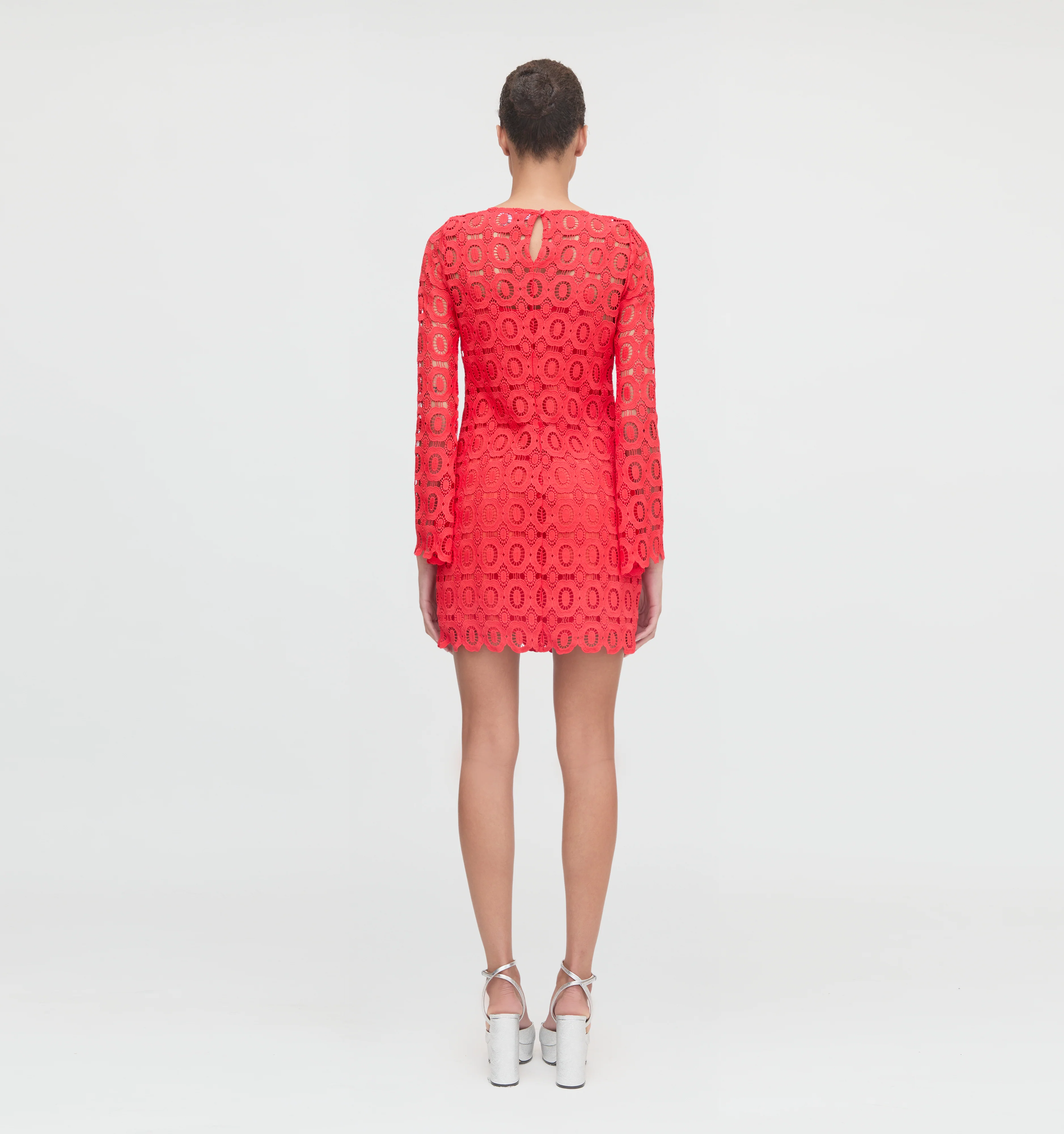The Eliza Mini Dress - Poppy Lace