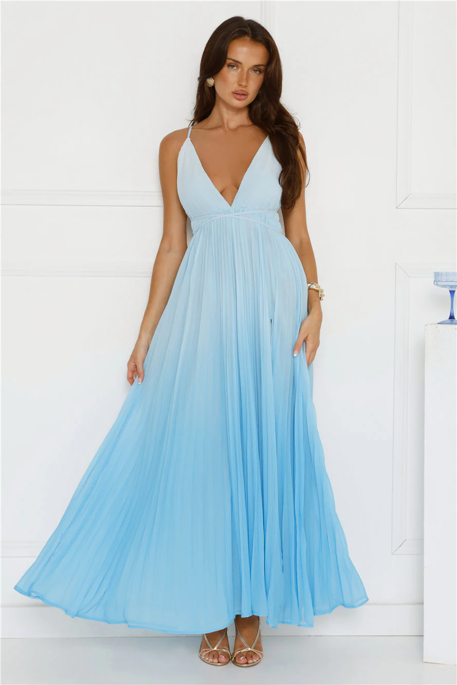 Love Letter To You Maxi Dress Blue