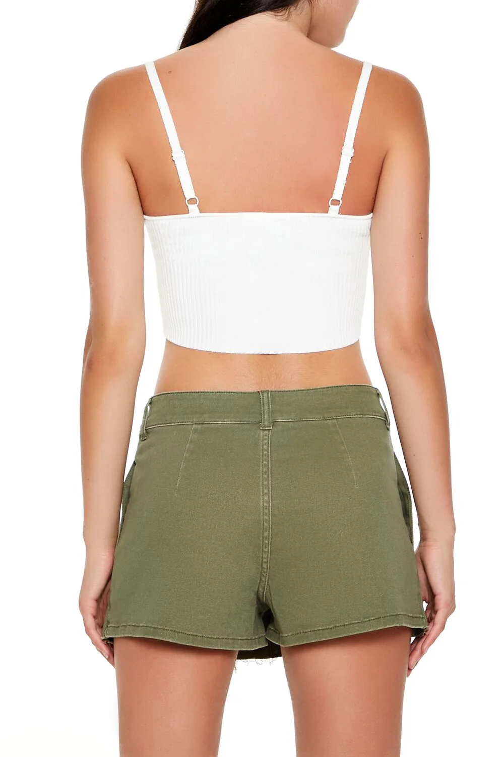 Sweater-Knit Cropped Cami