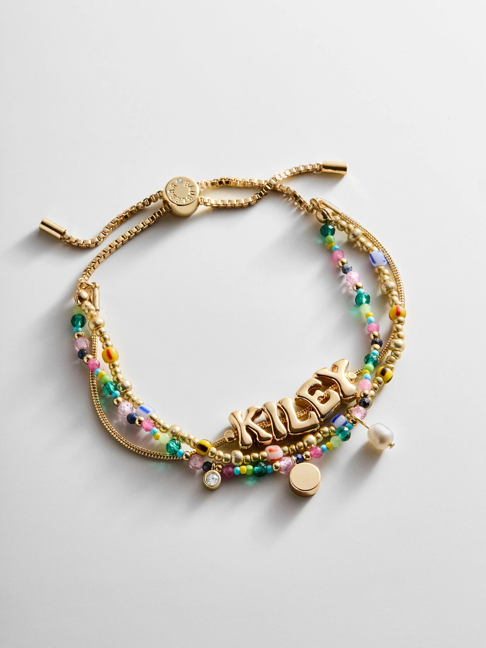 Rowan Semi-Precious Custom Layered Bracelet - St. Tropez