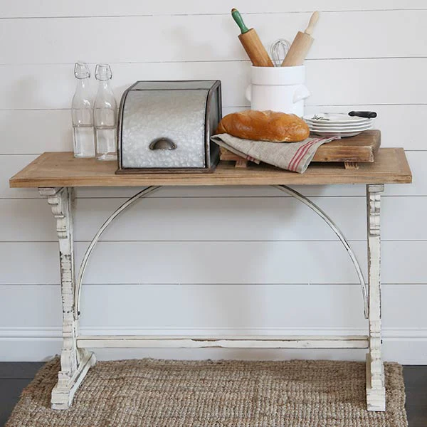 Large Galvanized Metal Bread Box