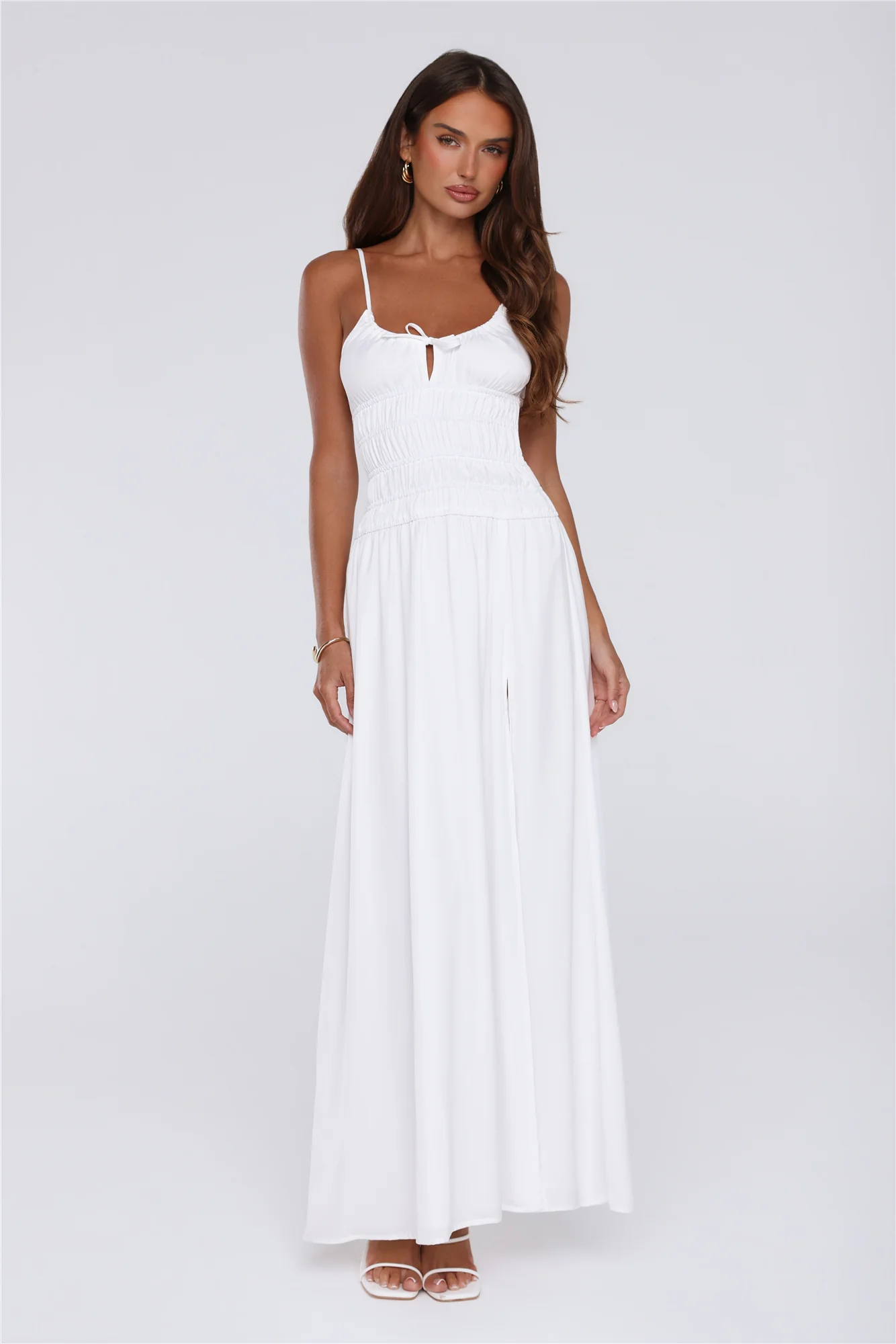 Sunbeam Days Maxi Dress White