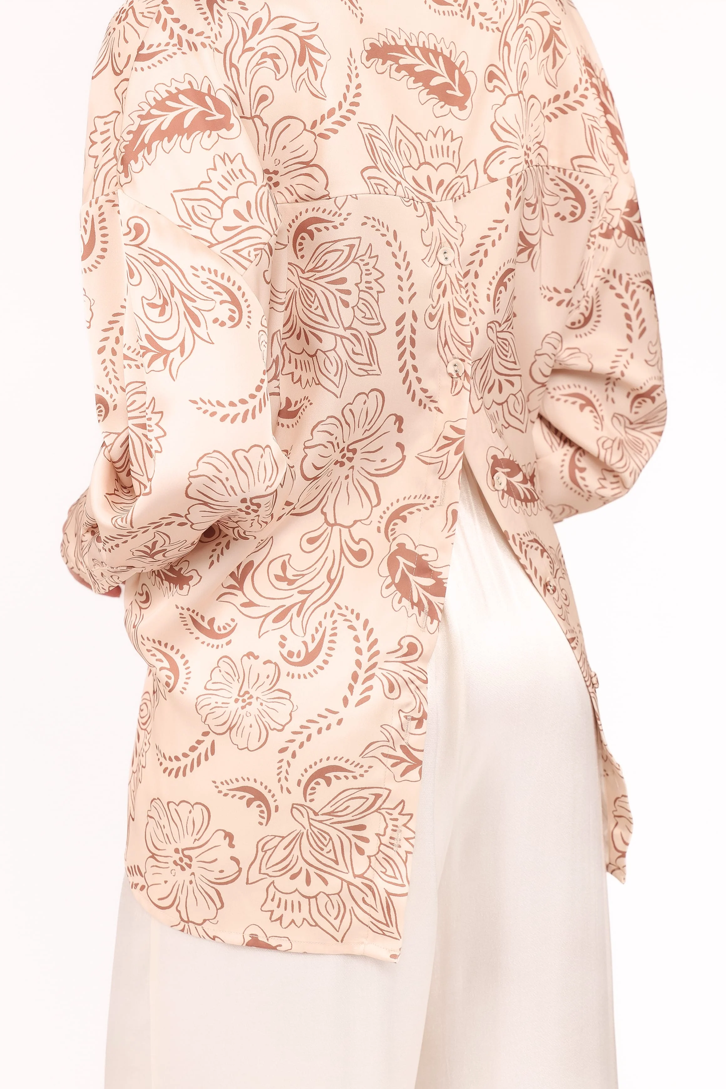 Rosalie Shirt - Brown Paisley