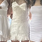 Best Selfie Strapless Mini Dress White - luluinthesky