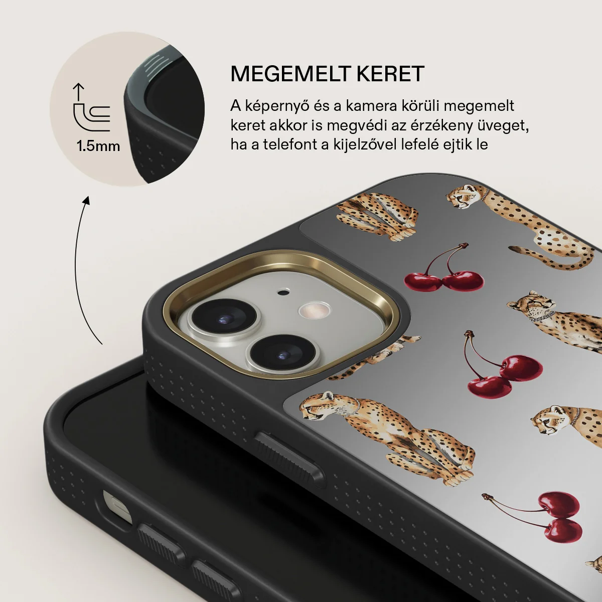 Cougar - iPhone 12 ケース