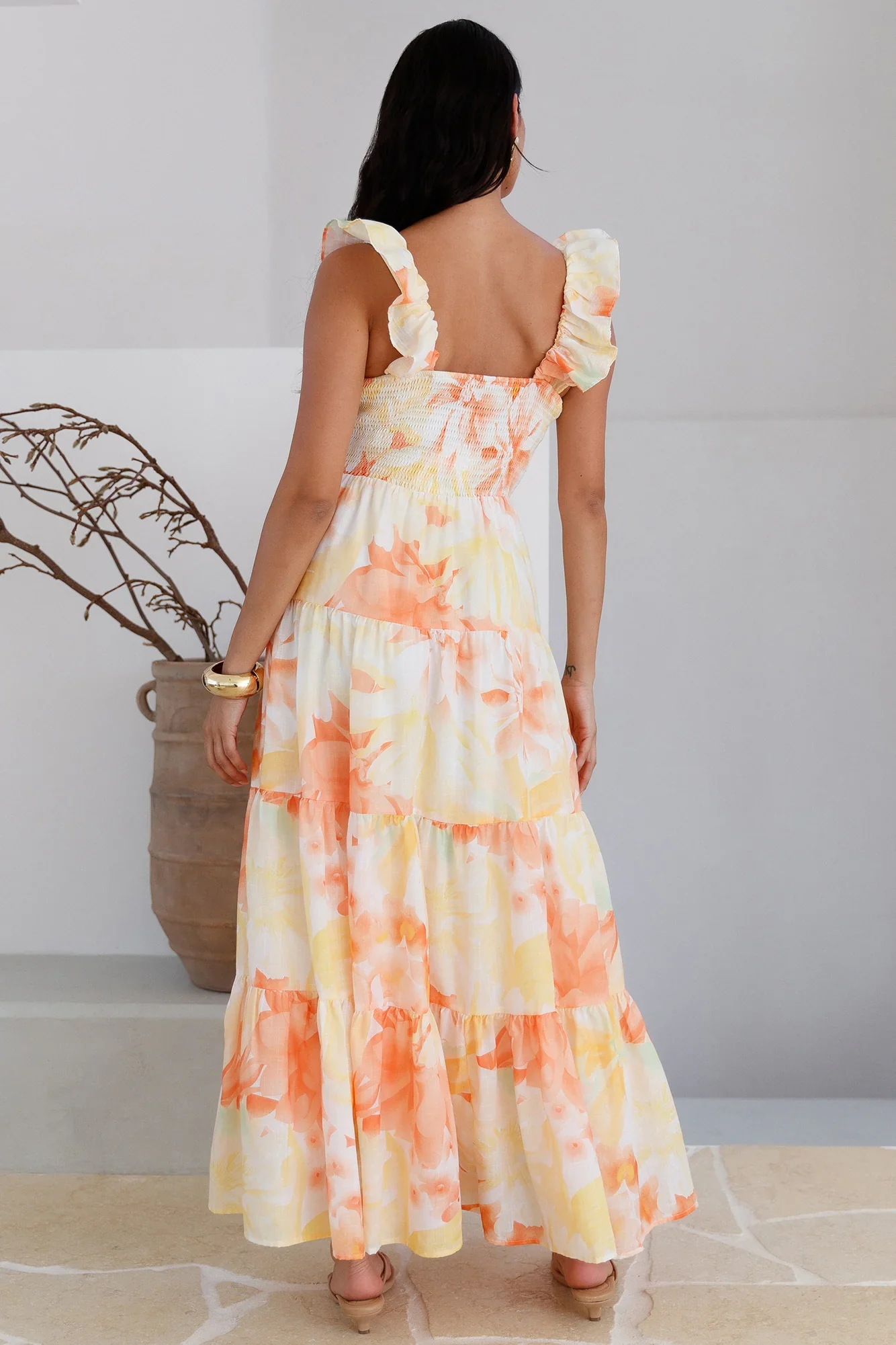 Regella Maxi Dress Yellow