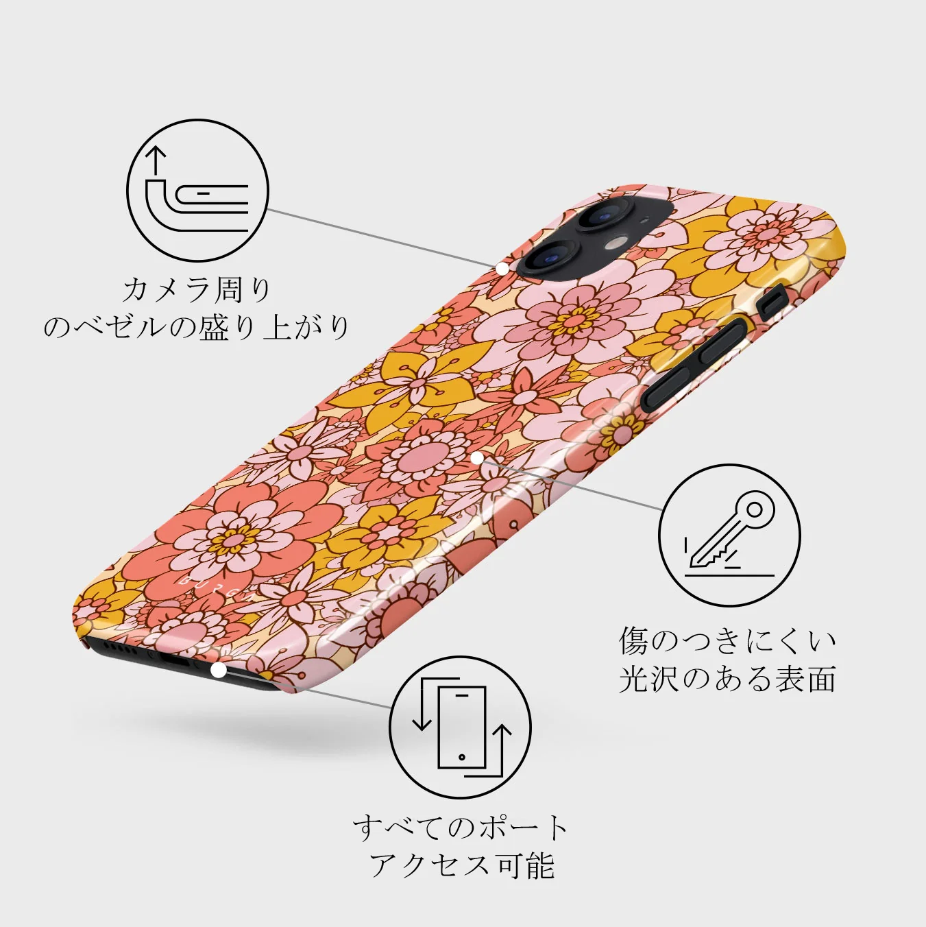 Garden Brunch - Floral iPhone 12 ケース