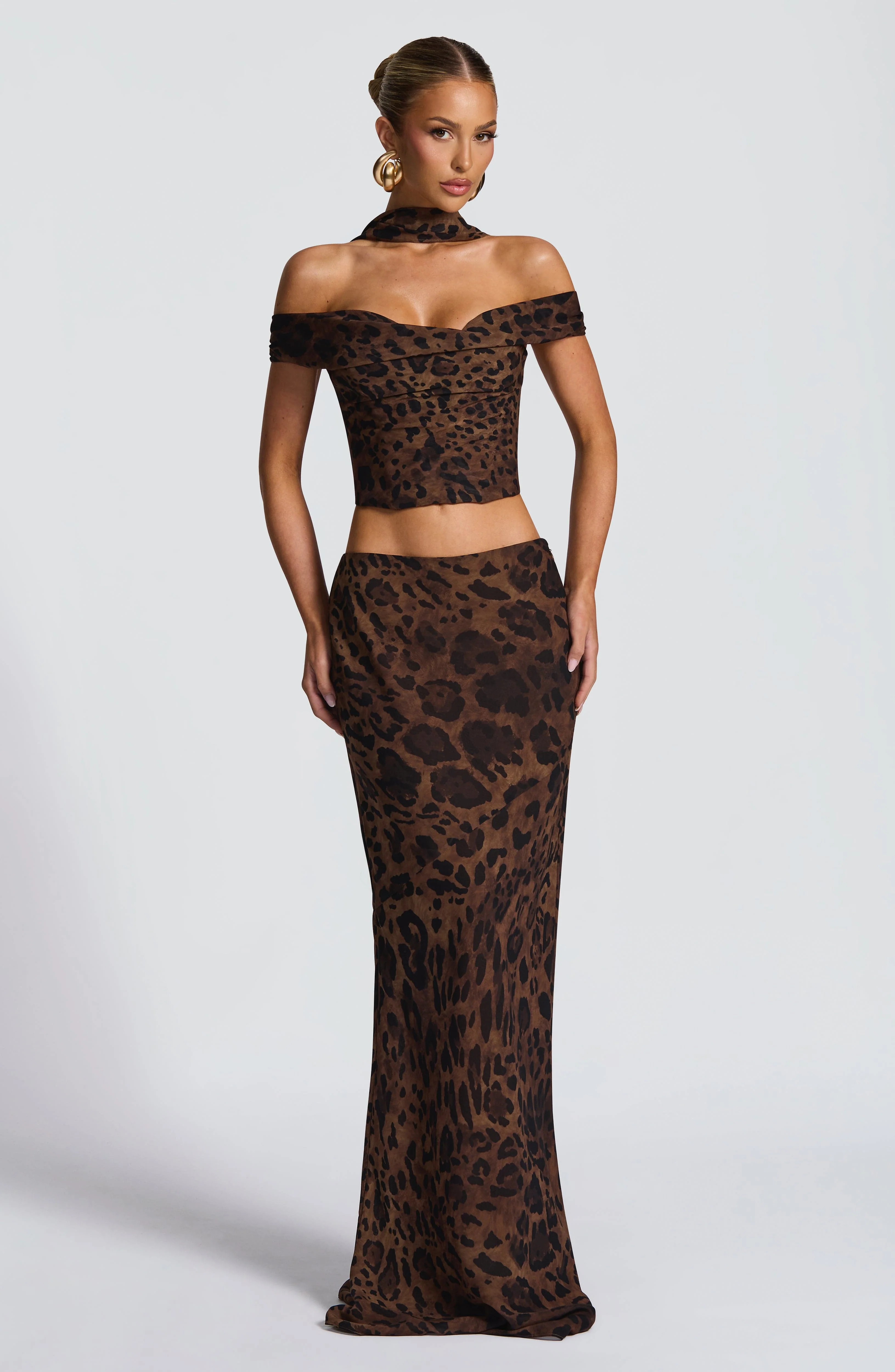 Chrysoula Maxi Skirt - Leopard Print