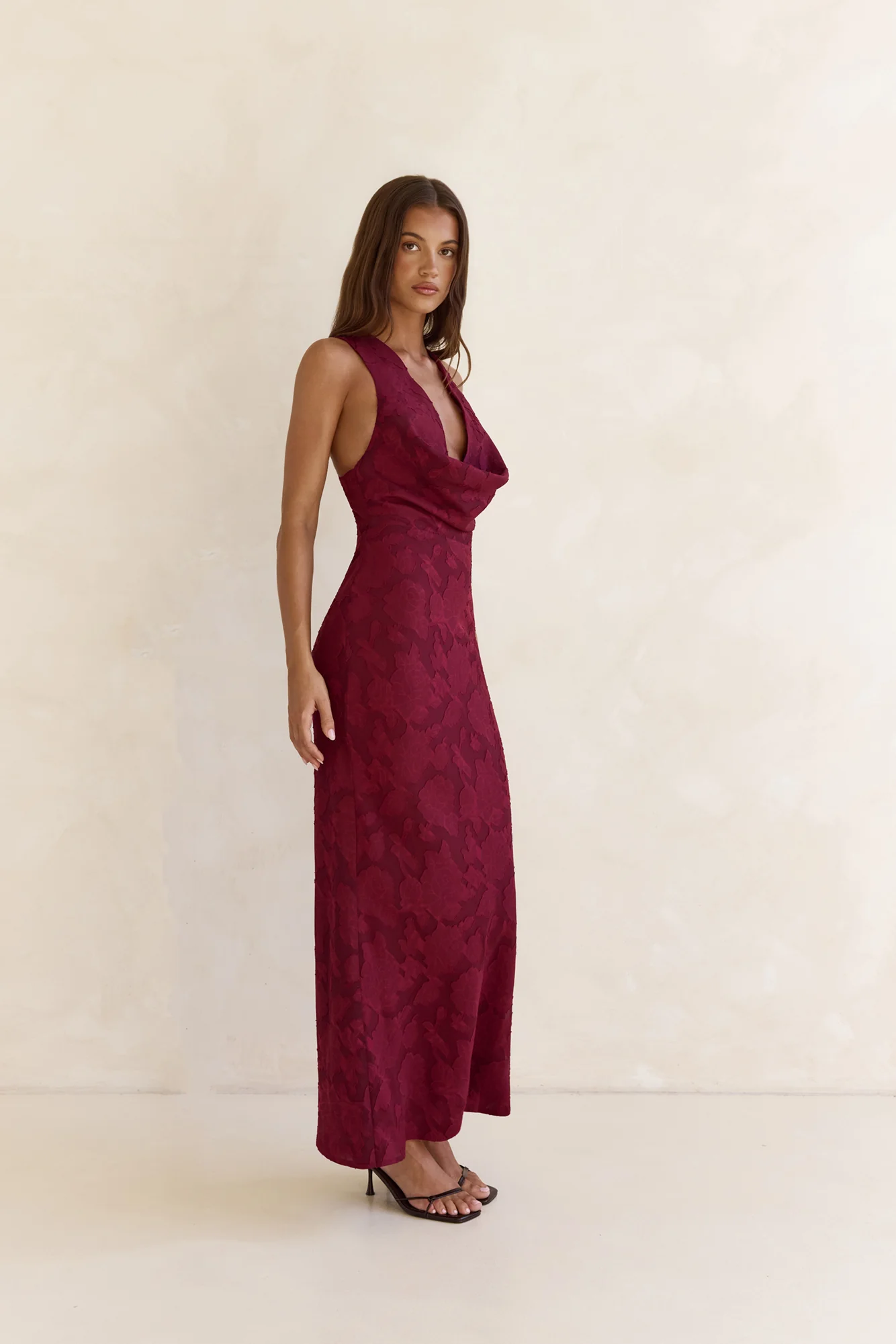 Lasting Luxuries Maxi Dress Wine - luluinthesky