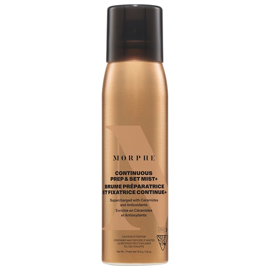 Morphe Utrwalający lakier i puder do włosów Continous Prep & Set Mist+