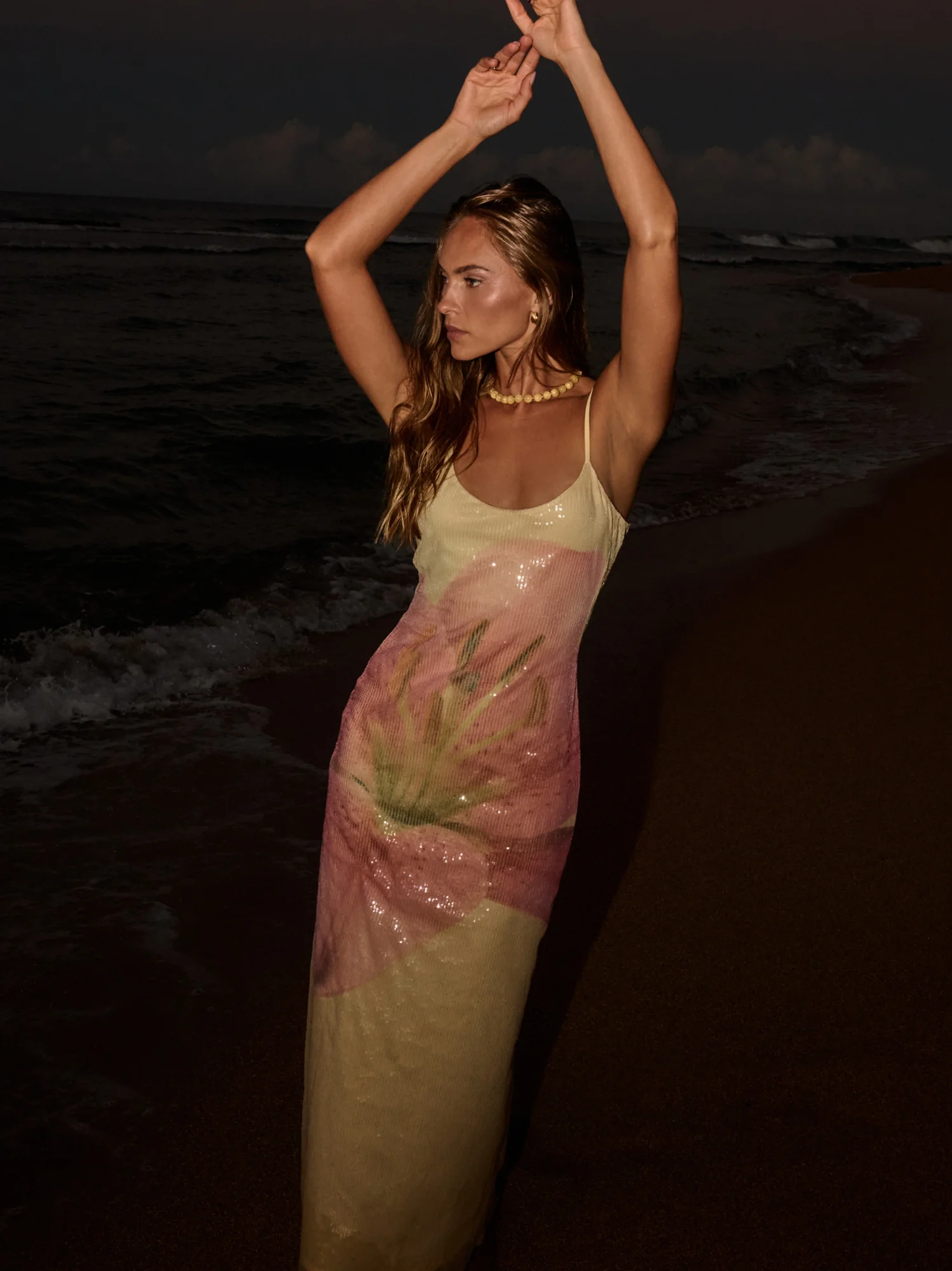 Romie Sequin Maxi Dress