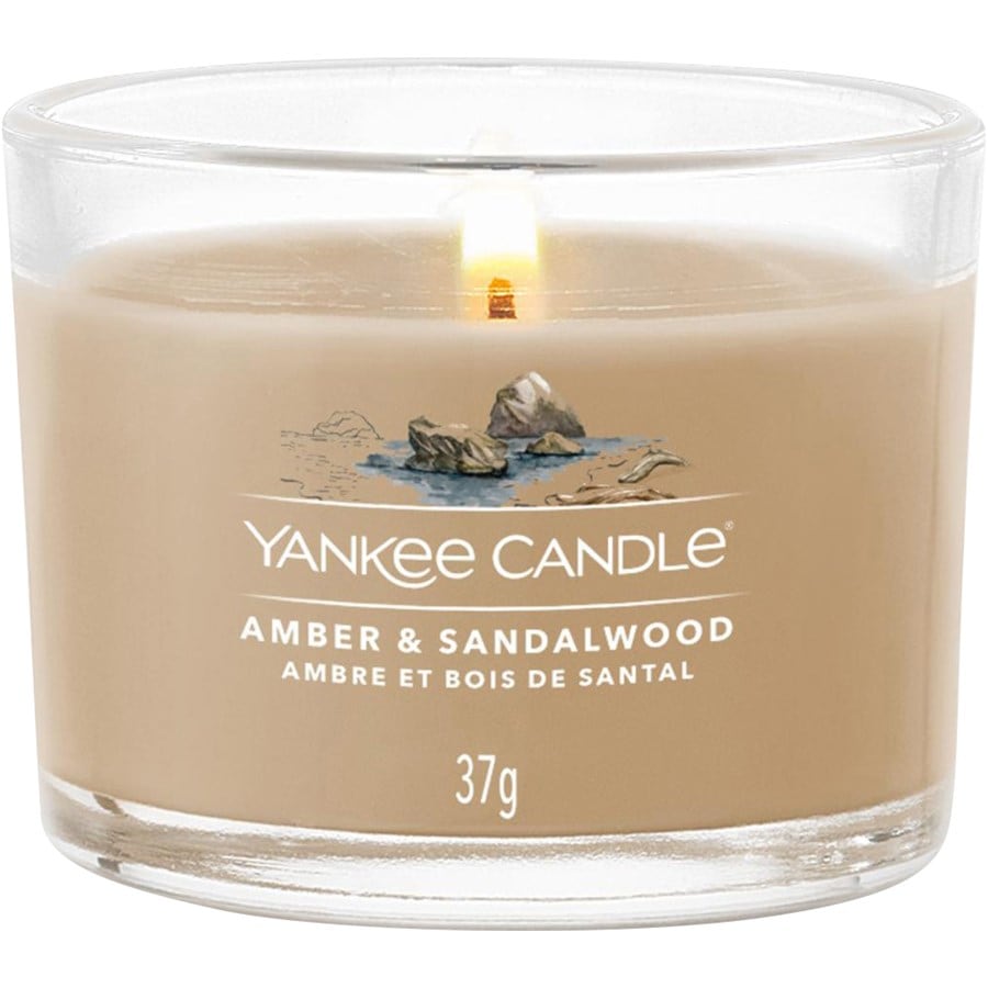 Yankee Candle Świeca wotywna w szkle Amber & Sandalwood