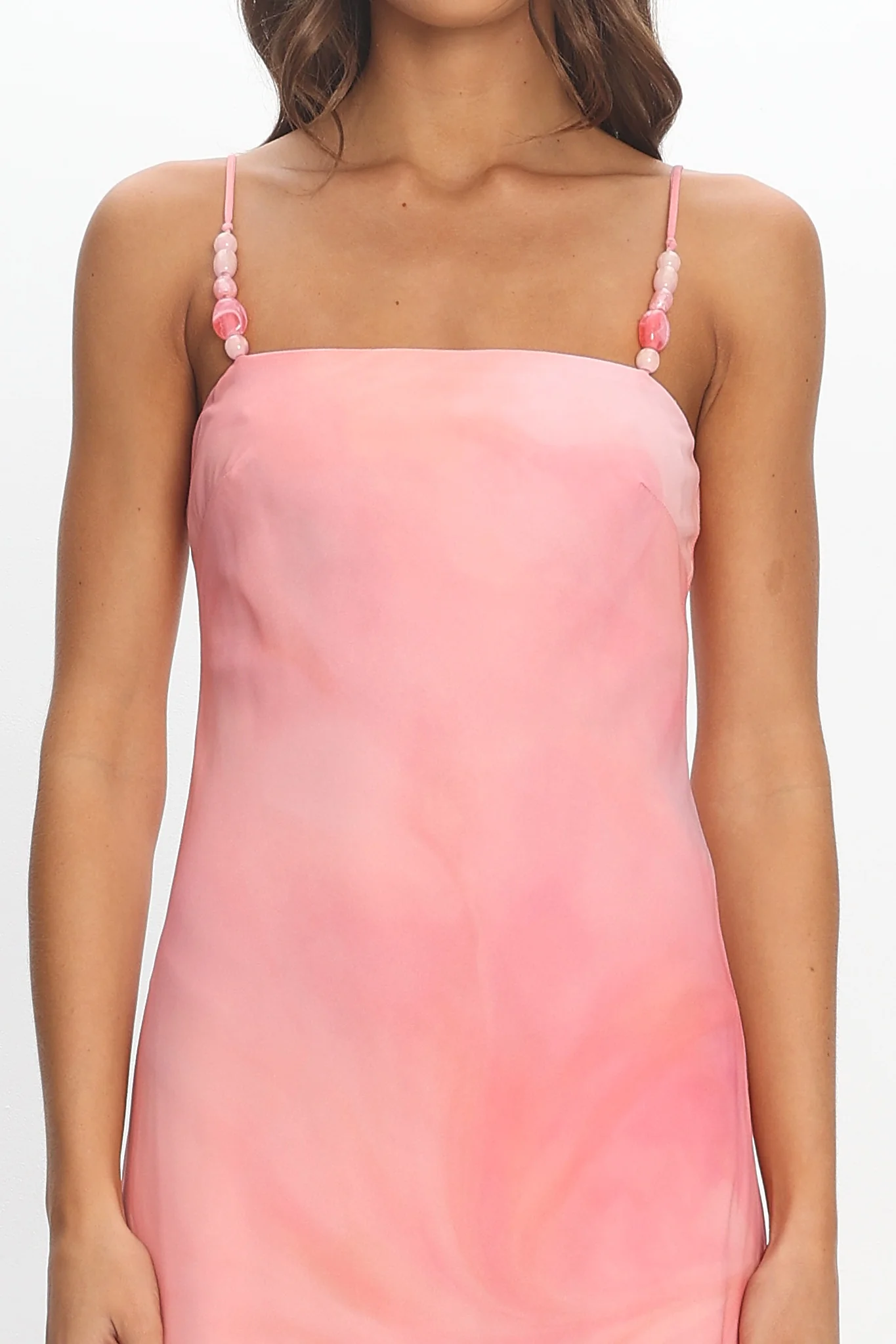Miyu Bias Cut Maxi Dress Pink - luluinthesky