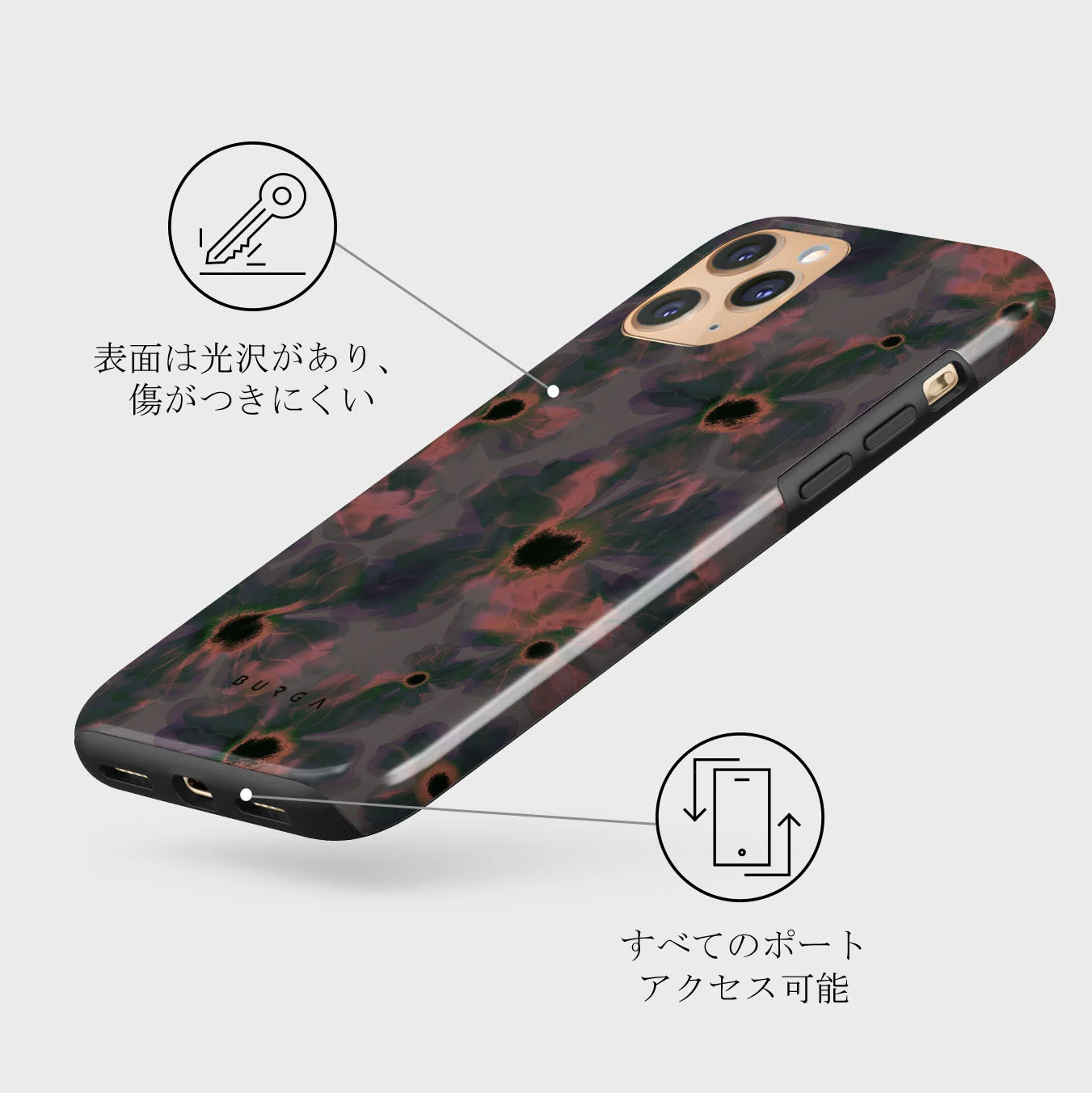Volcanic Garden - iPhone 11 Pro ケース